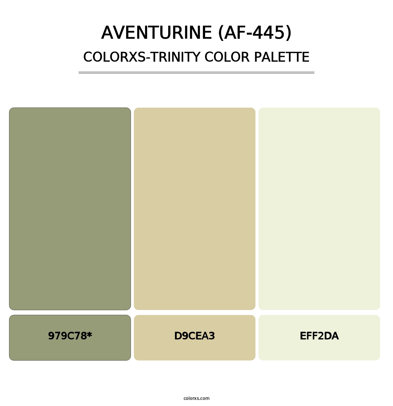 Aventurine (AF-445) - Colorxs Trinity Palette