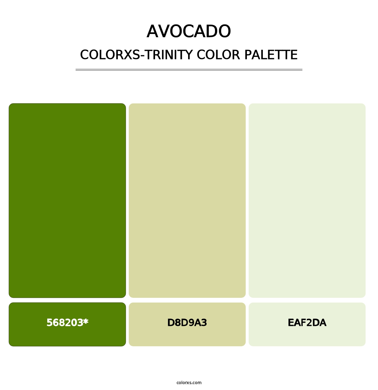 Avocado - Colorxs Trinity Palette