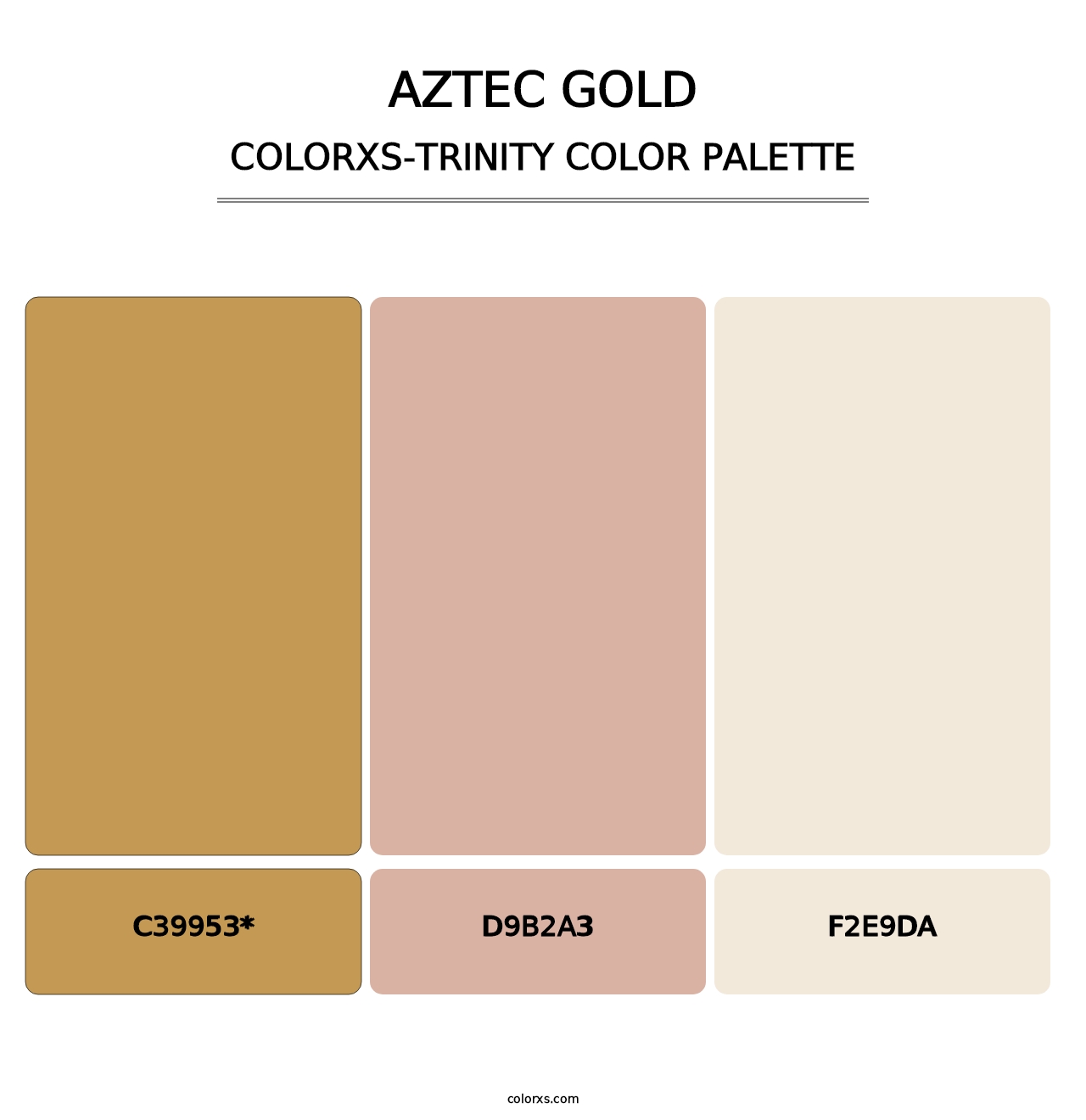 Aztec Gold - Colorxs Trinity Palette