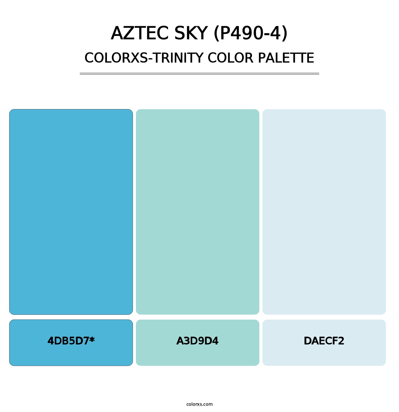 Aztec Sky (P490-4) - Colorxs Trinity Palette