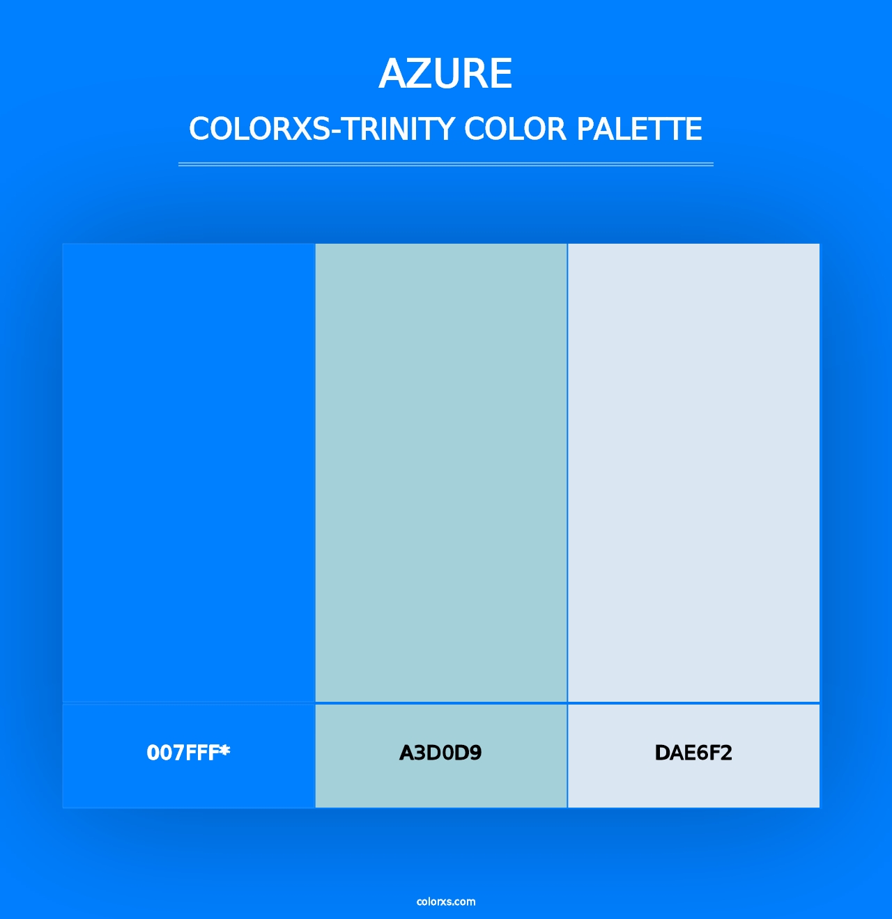 Azure - Colorxs Trinity Palette