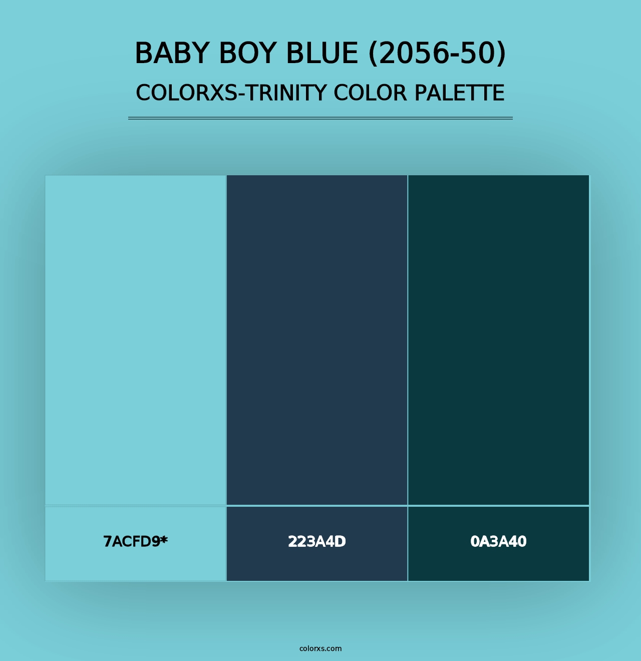 Baby Boy Blue (2056-50) - Colorxs Trinity Palette