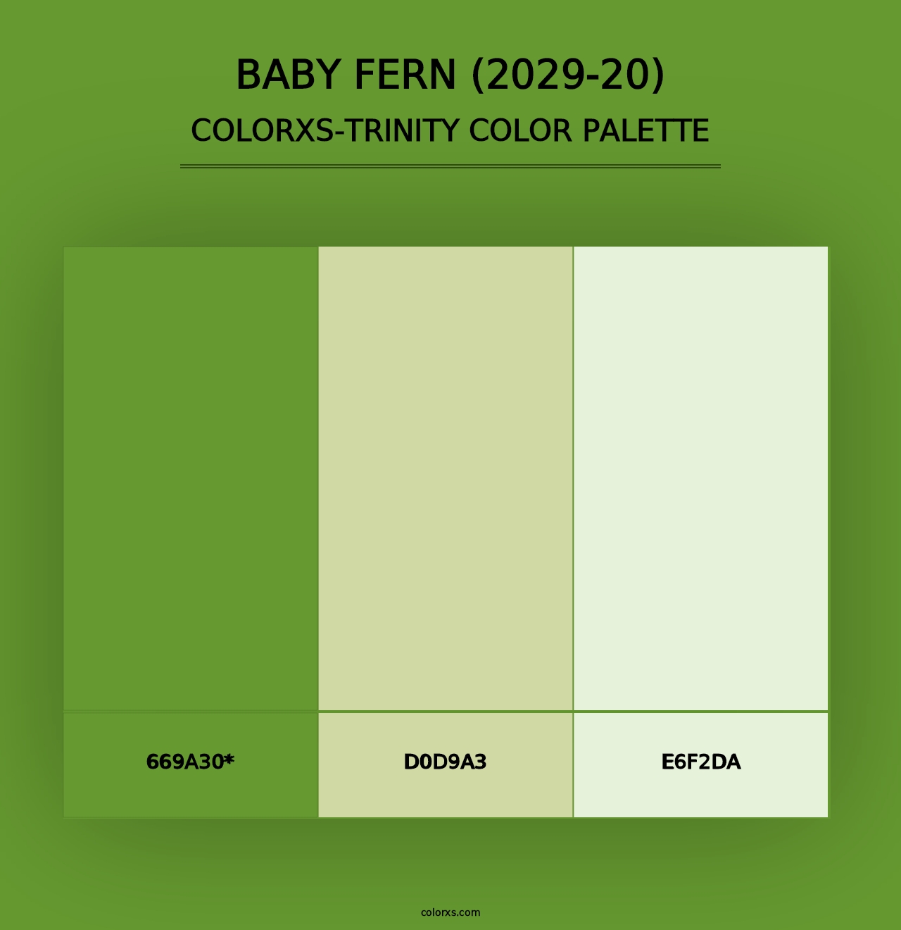 Baby Fern (2029-20) - Colorxs Trinity Palette