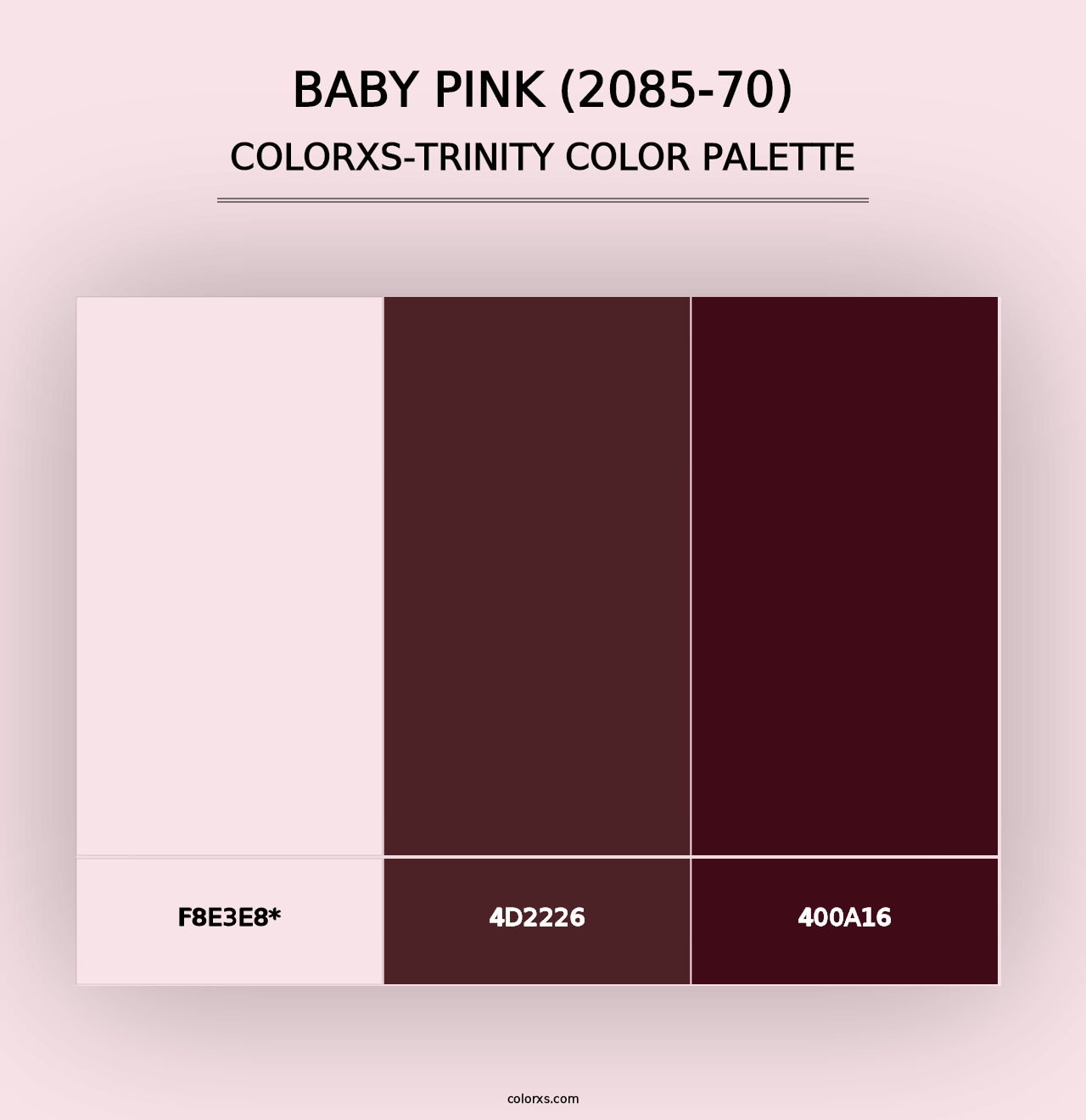 Baby Pink (2085-70) - Colorxs Trinity Palette