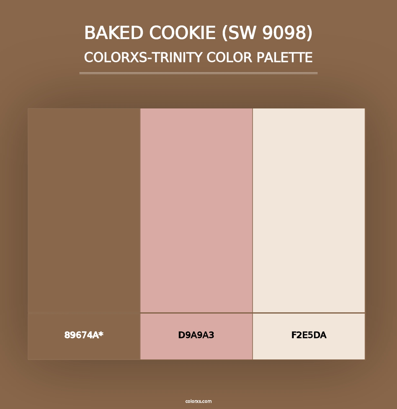 Baked Cookie (SW 9098) - Colorxs Trinity Palette