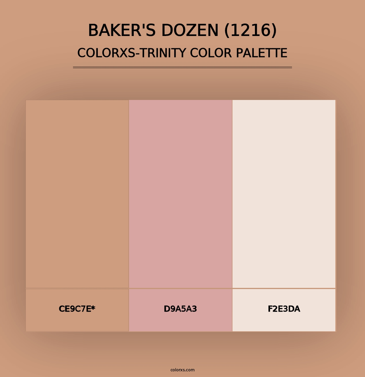 Baker's Dozen (1216) - Colorxs Trinity Palette