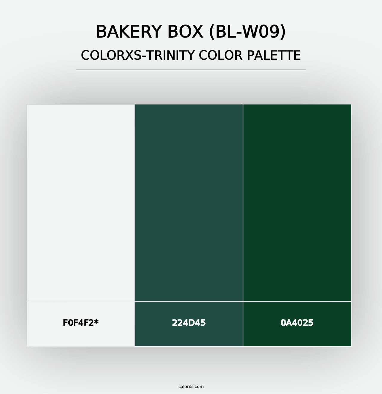 Bakery Box (BL-W09) - Colorxs Trinity Palette