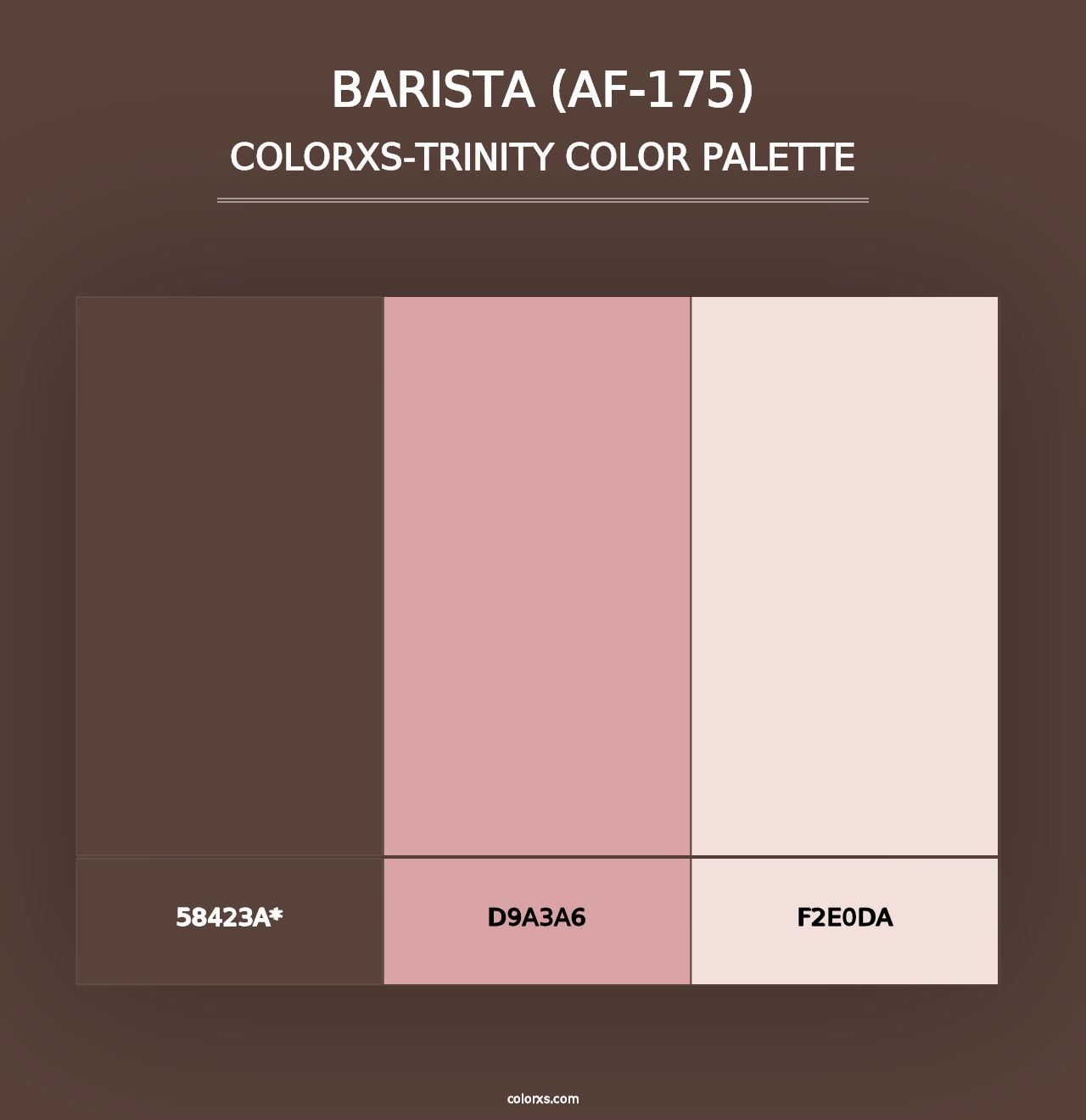 Barista (AF-175) - Colorxs Trinity Palette