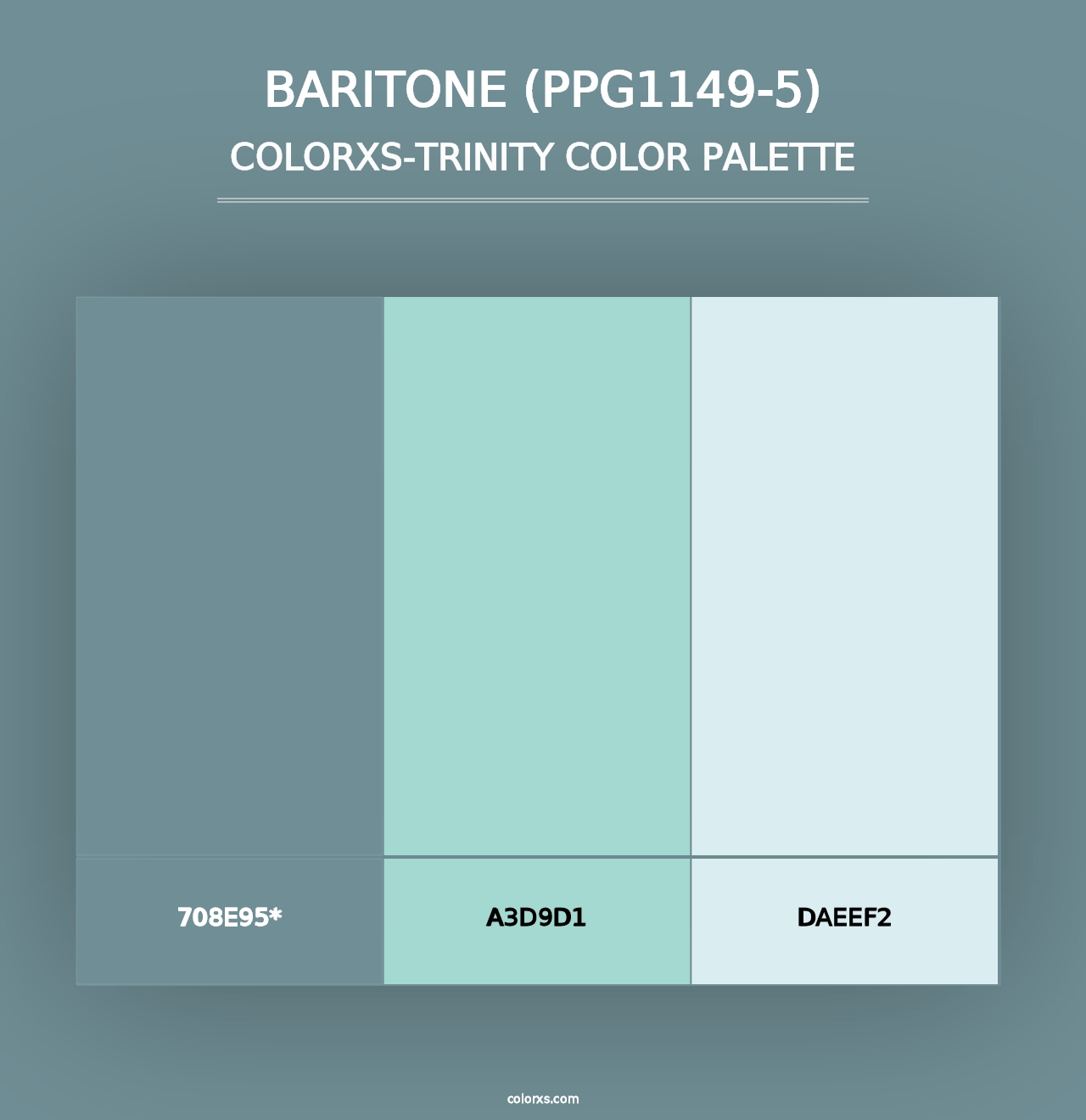 Baritone (PPG1149-5) - Colorxs Trinity Palette