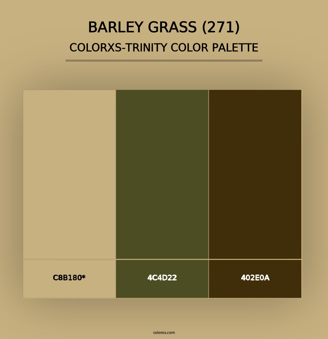 Barley Grass (271) - Colorxs Trinity Palette