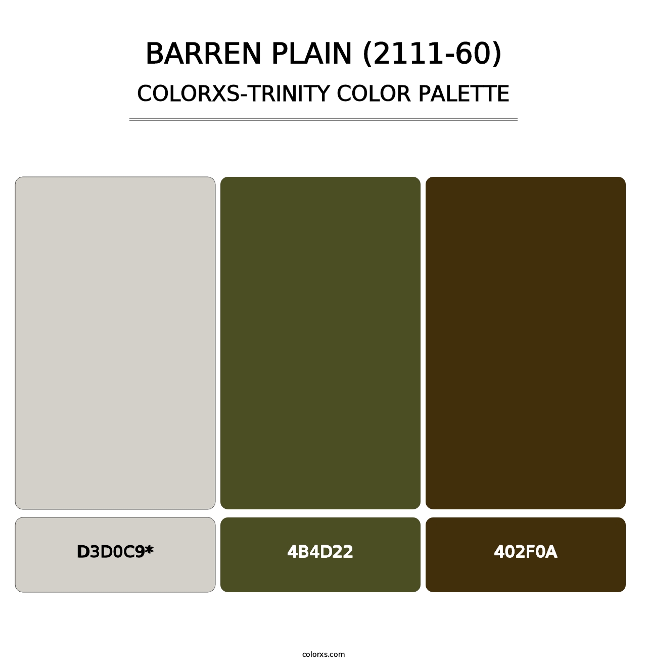 Barren Plain (2111-60) - Colorxs Trinity Palette