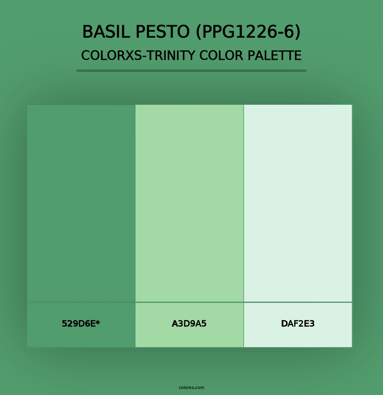 Basil Pesto (PPG1226-6) - Colorxs Trinity Palette