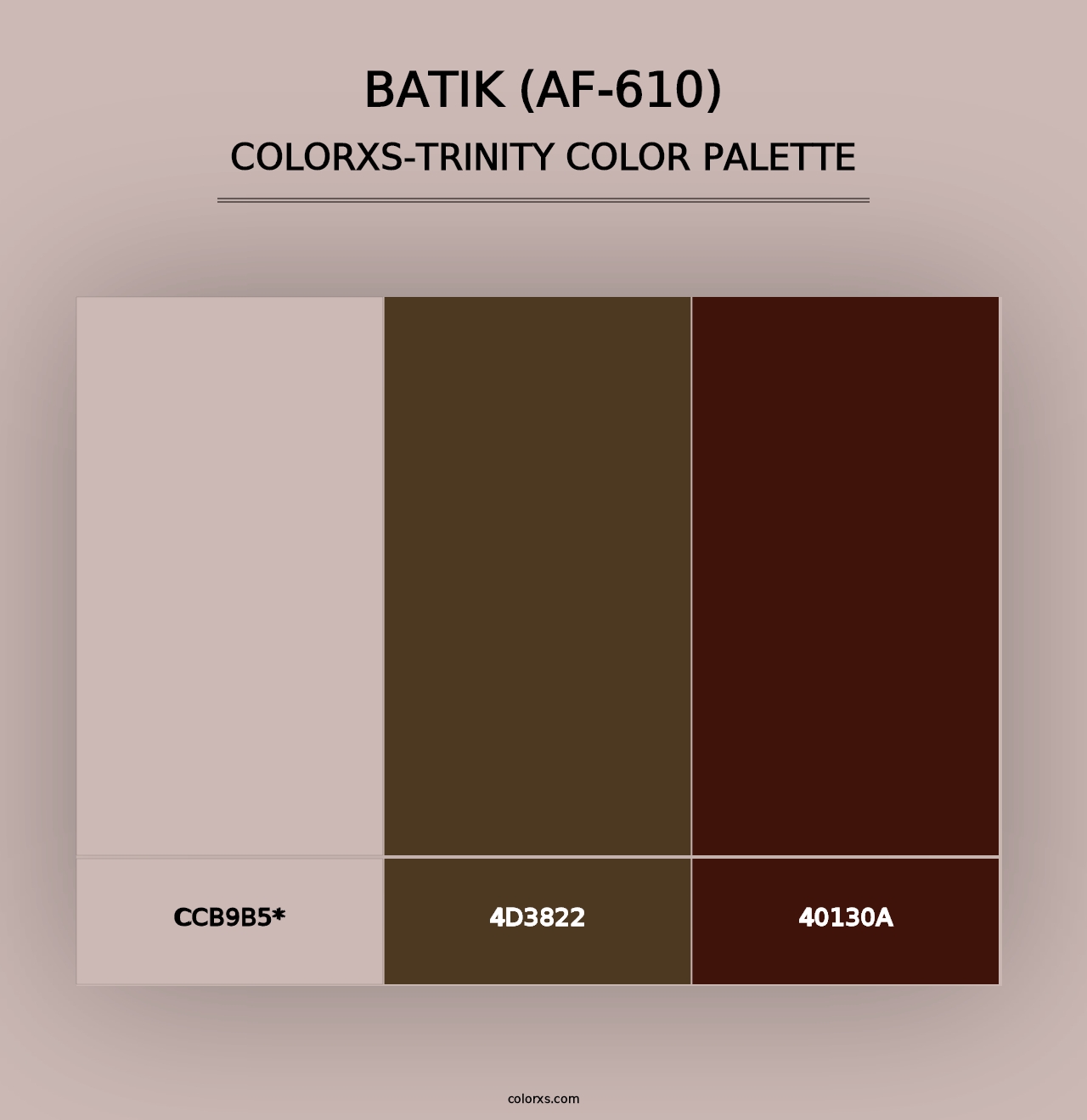 Batik (AF-610) - Colorxs Trinity Palette