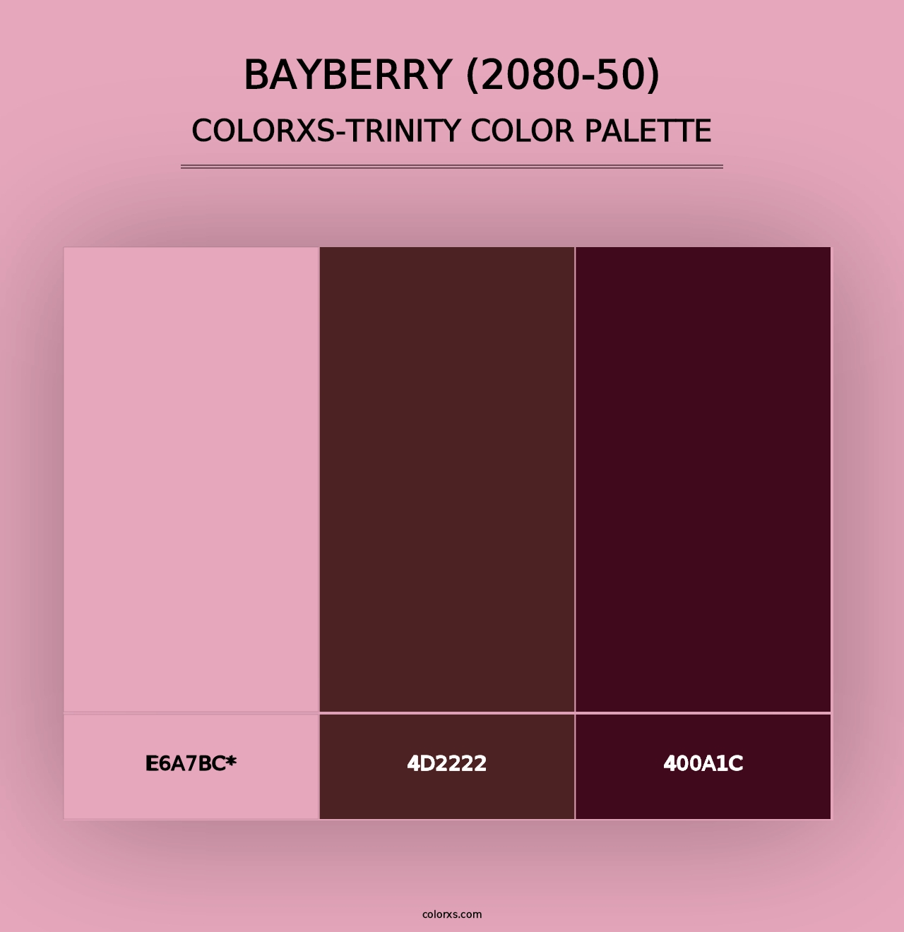 Bayberry (2080-50) - Colorxs Trinity Palette