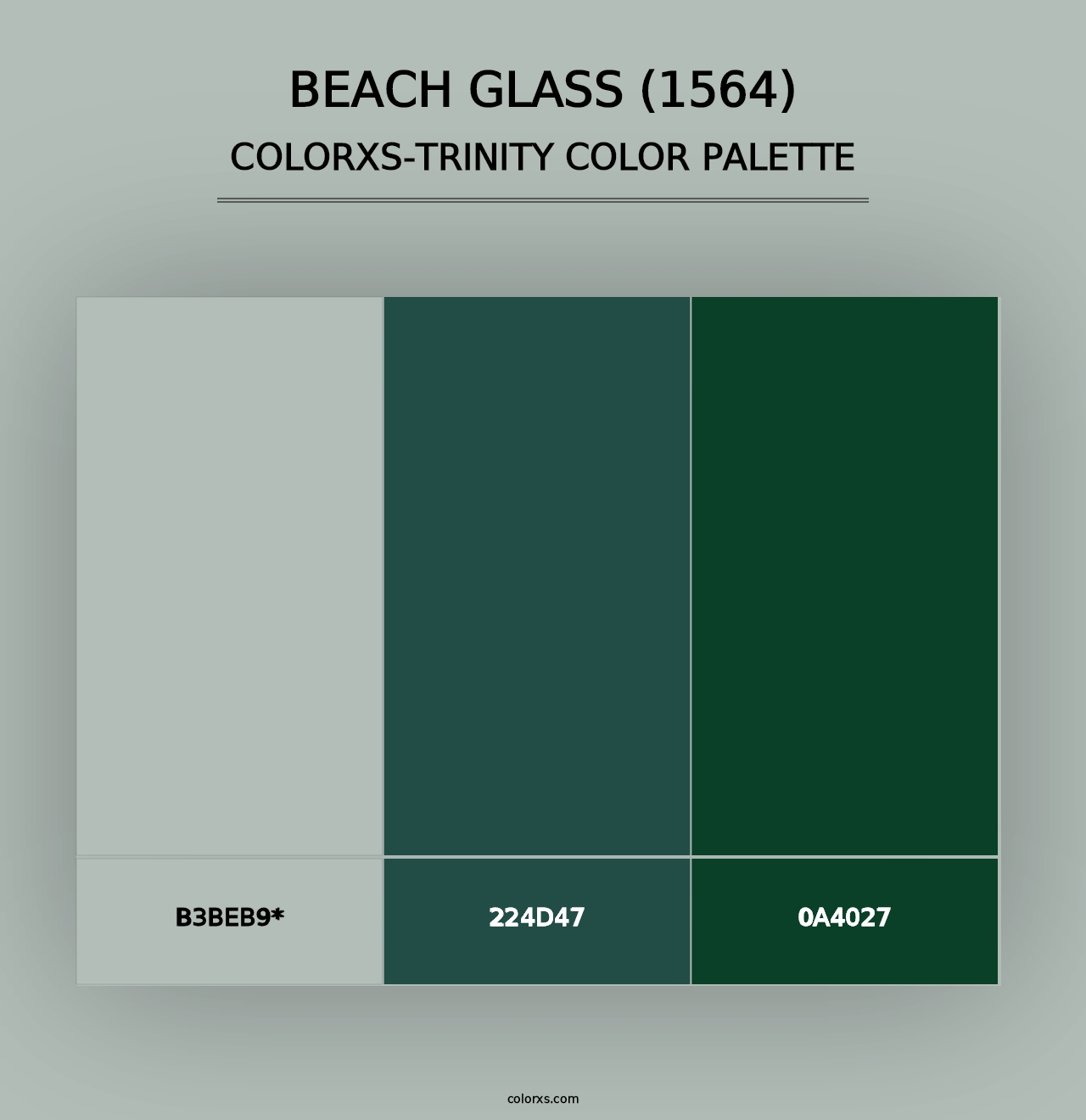 Beach Glass (1564) - Colorxs Trinity Palette