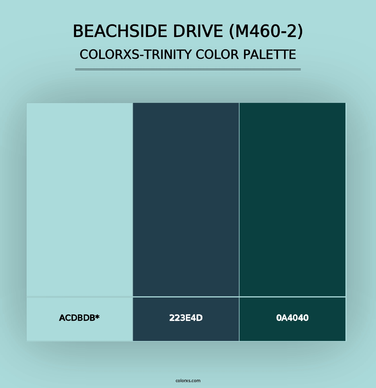 Beachside Drive (M460-2) - Colorxs Trinity Palette