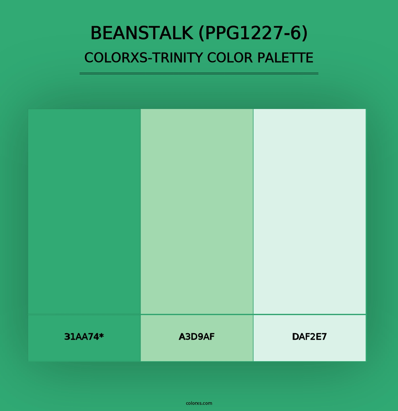 Beanstalk (PPG1227-6) - Colorxs Trinity Palette