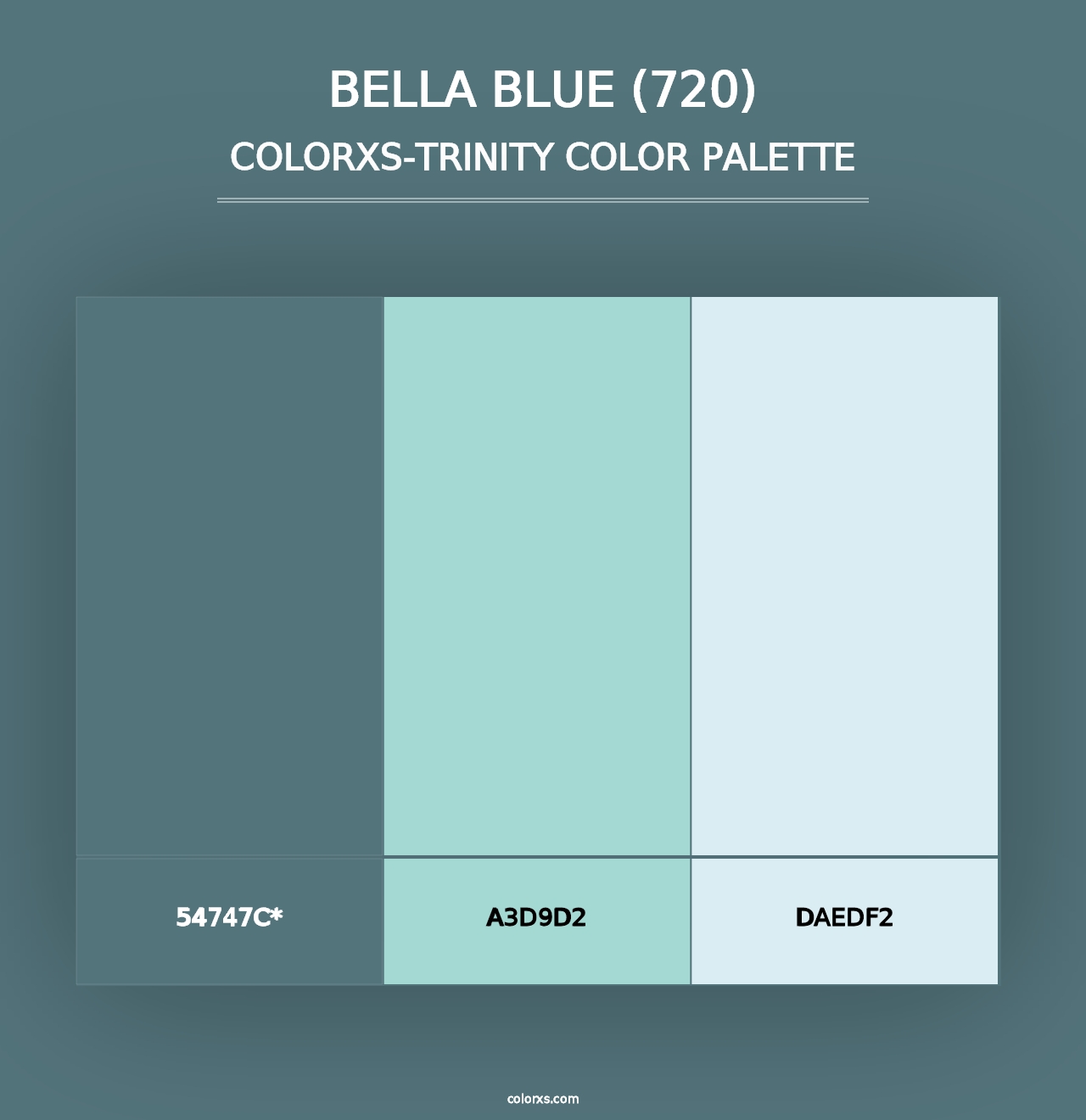 Bella Blue (720) - Colorxs Trinity Palette