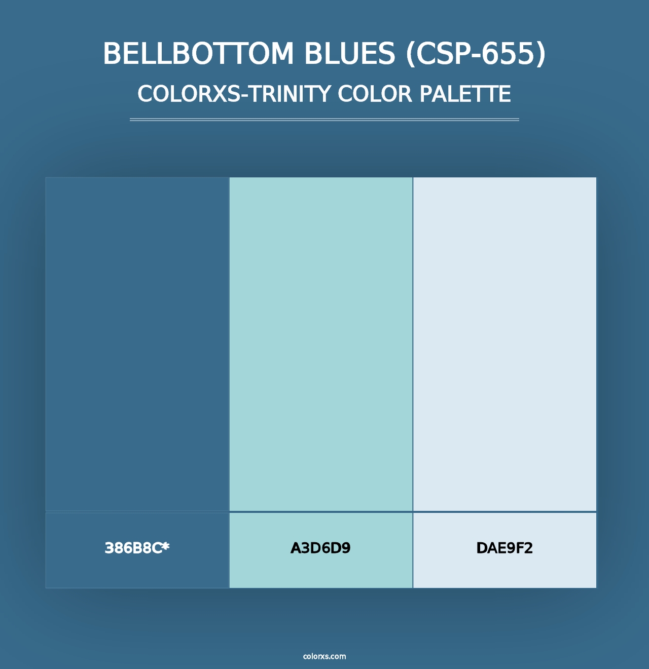 Bellbottom Blues (CSP-655) - Colorxs Trinity Palette