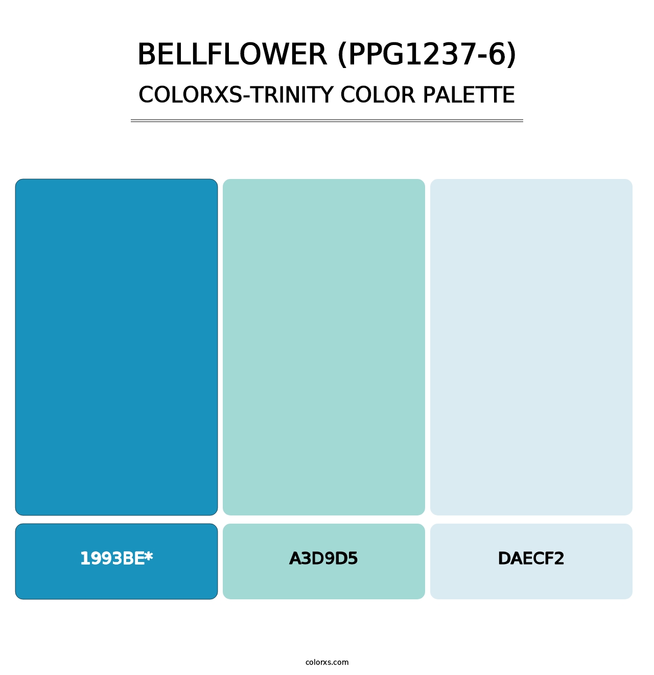 Bellflower (PPG1237-6) - Colorxs Trinity Palette