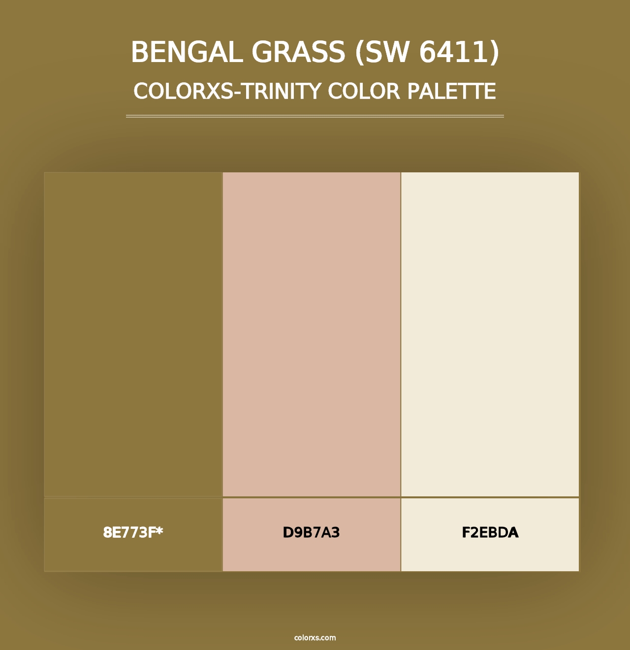 Bengal Grass (SW 6411) - Colorxs Trinity Palette