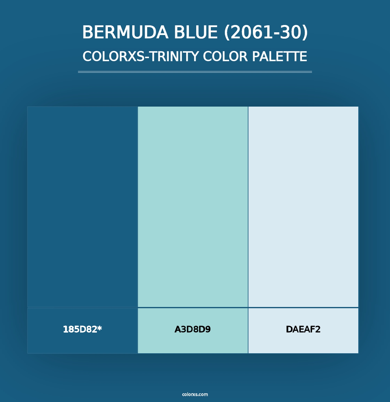 Bermuda Blue (2061-30) - Colorxs Trinity Palette