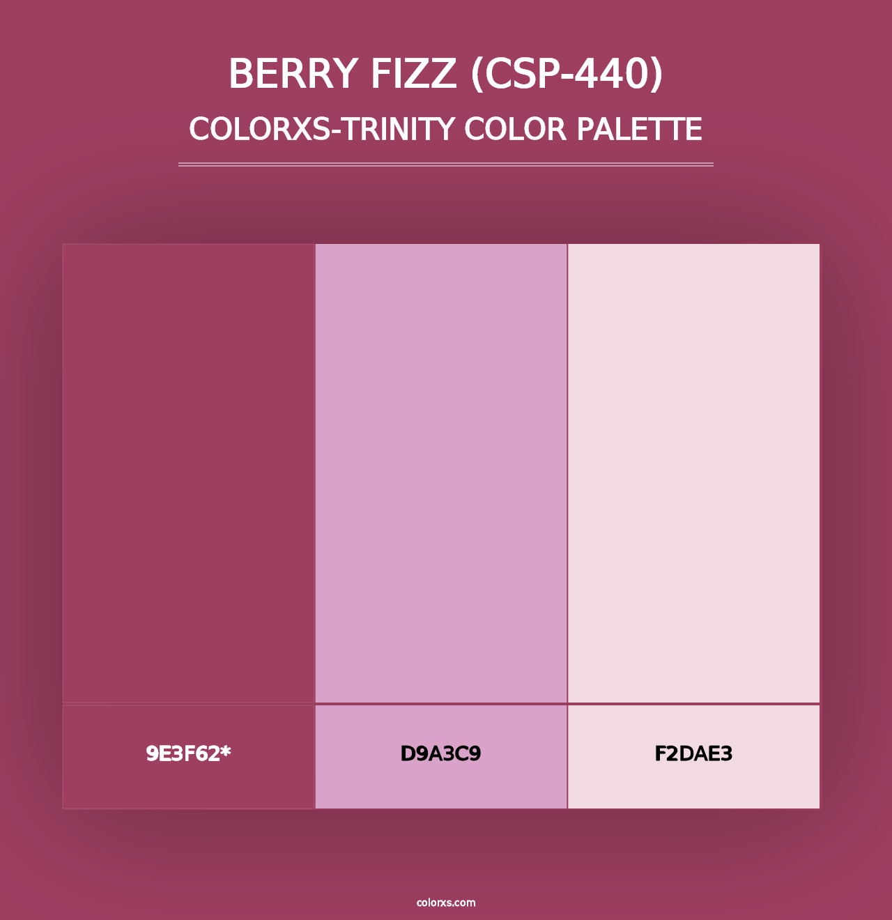 Berry Fizz (CSP-440) - Colorxs Trinity Palette