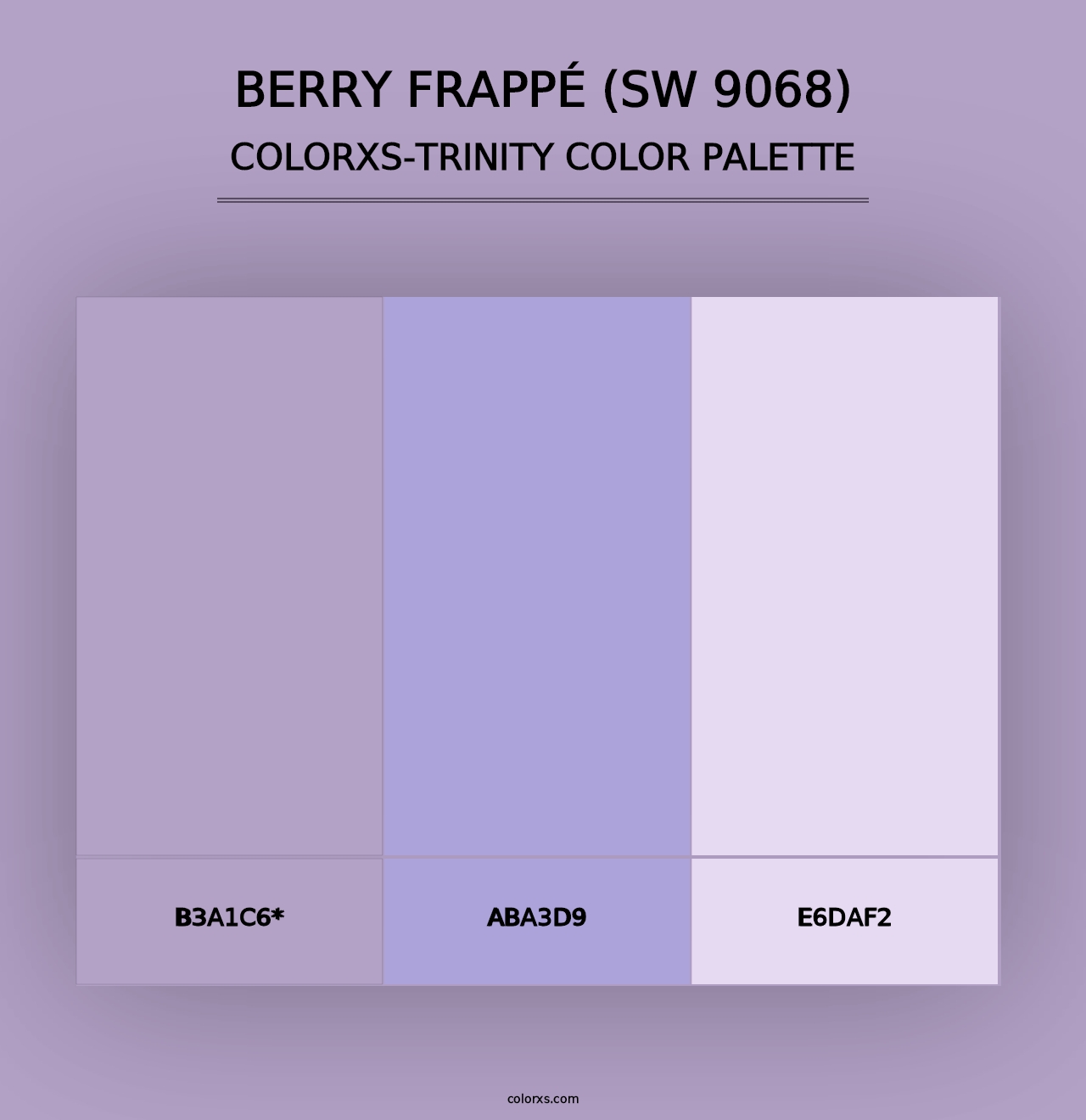 Berry Frappé (SW 9068) - Colorxs Trinity Palette