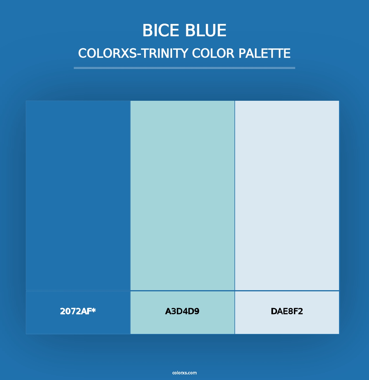 Bice Blue - Colorxs Trinity Palette