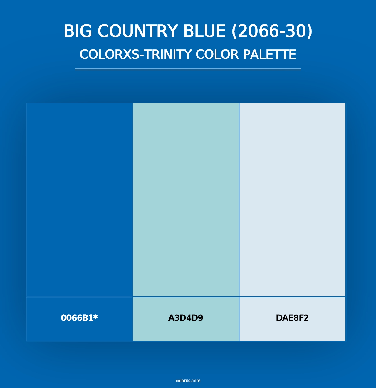 Big Country Blue (2066-30) - Colorxs Trinity Palette