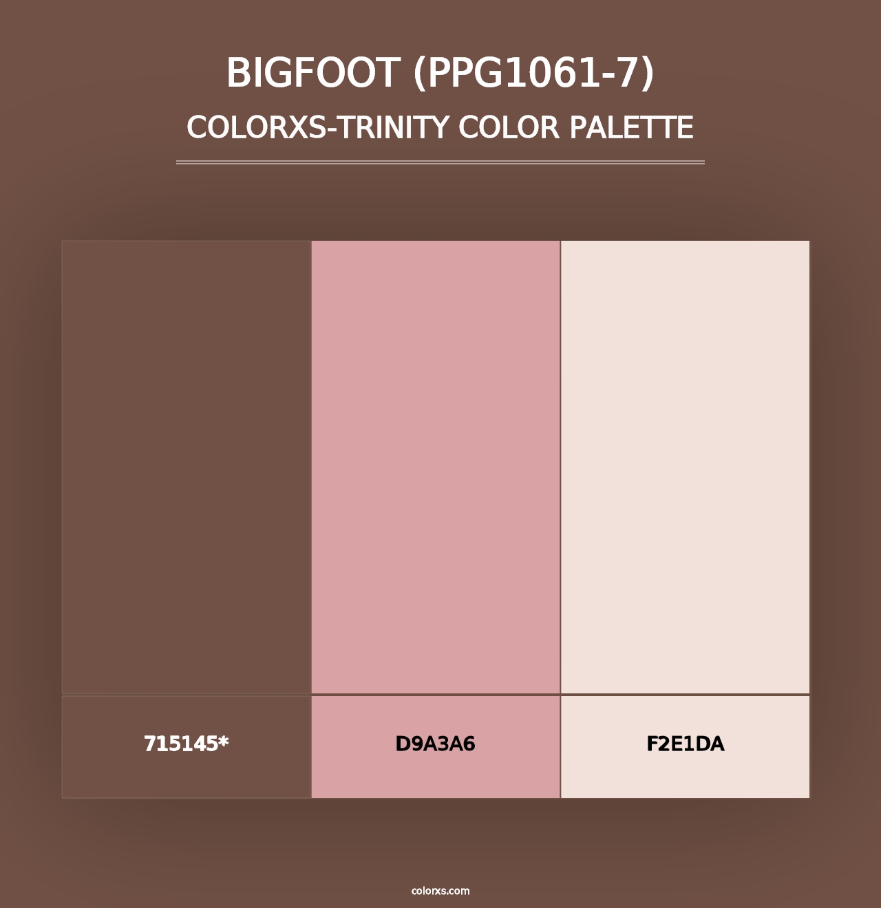 Bigfoot (PPG1061-7) - Colorxs Trinity Palette