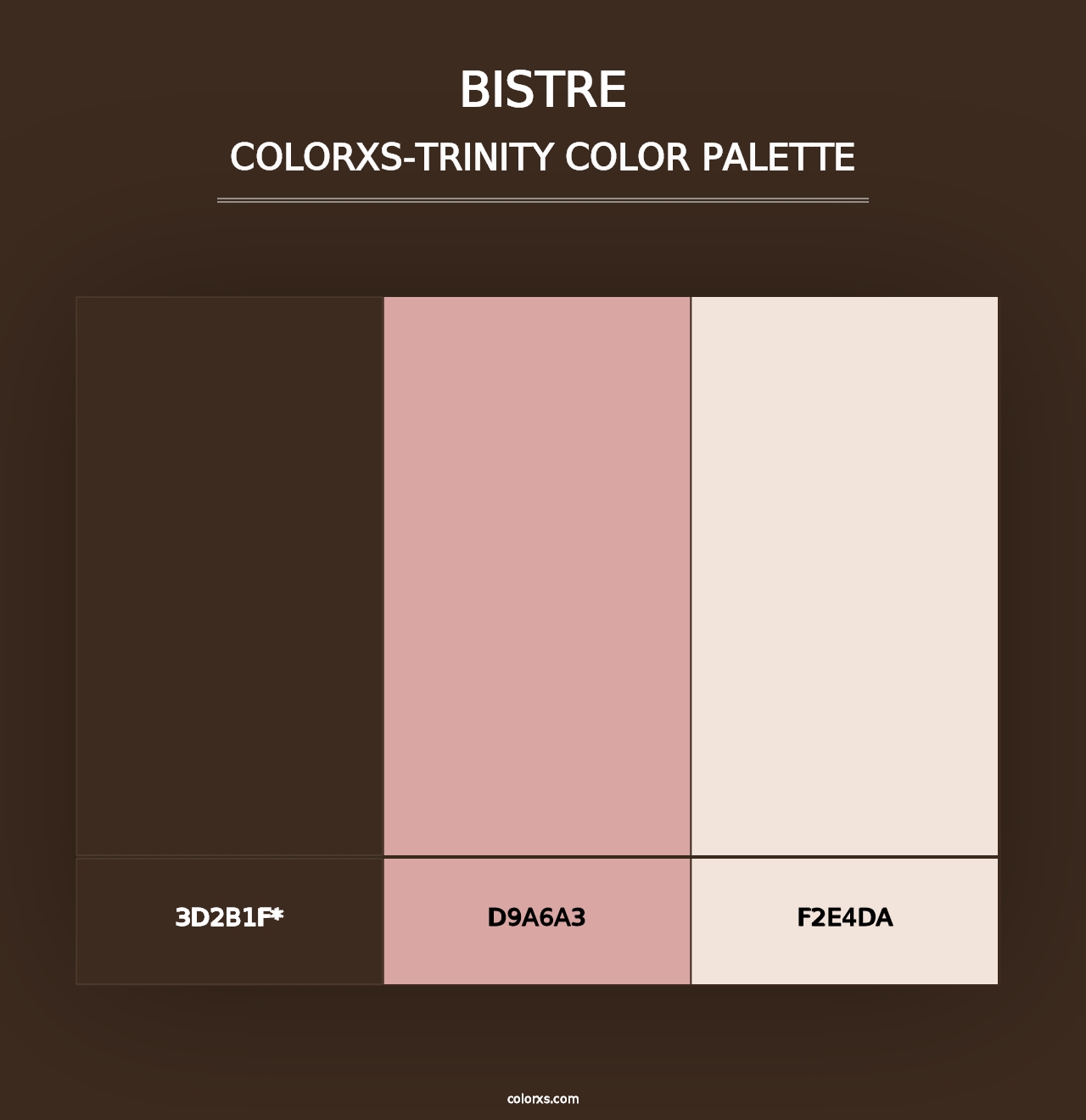 Bistre - Colorxs Trinity Palette