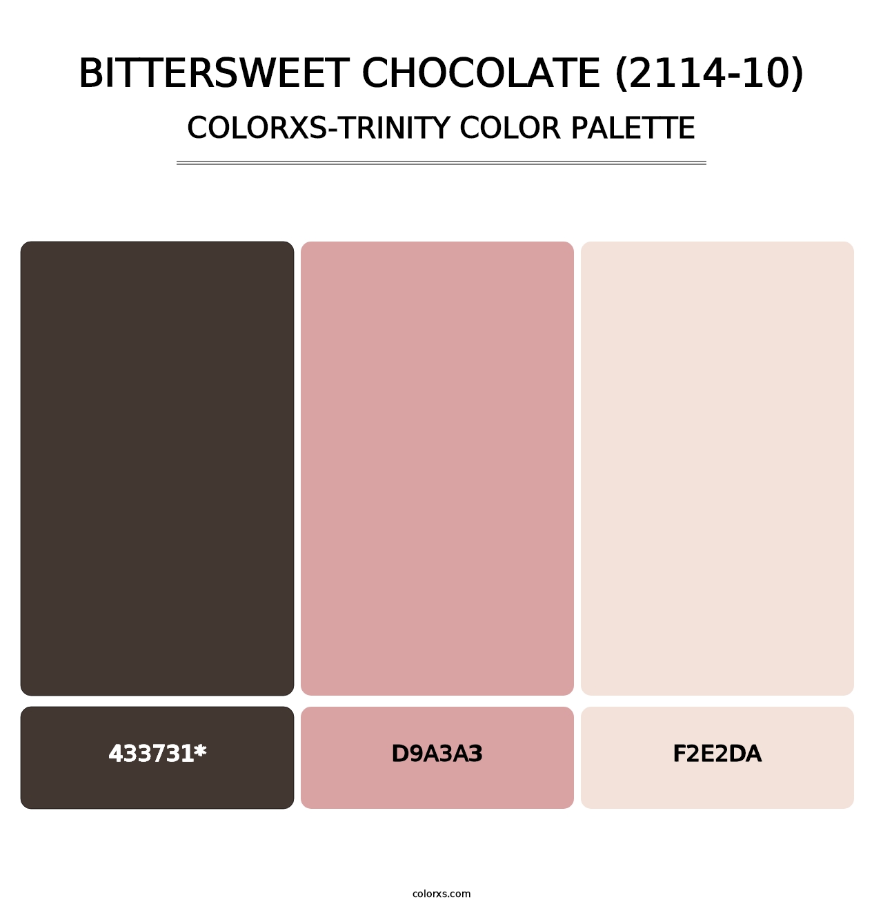 Bittersweet Chocolate (2114-10) - Colorxs Trinity Palette