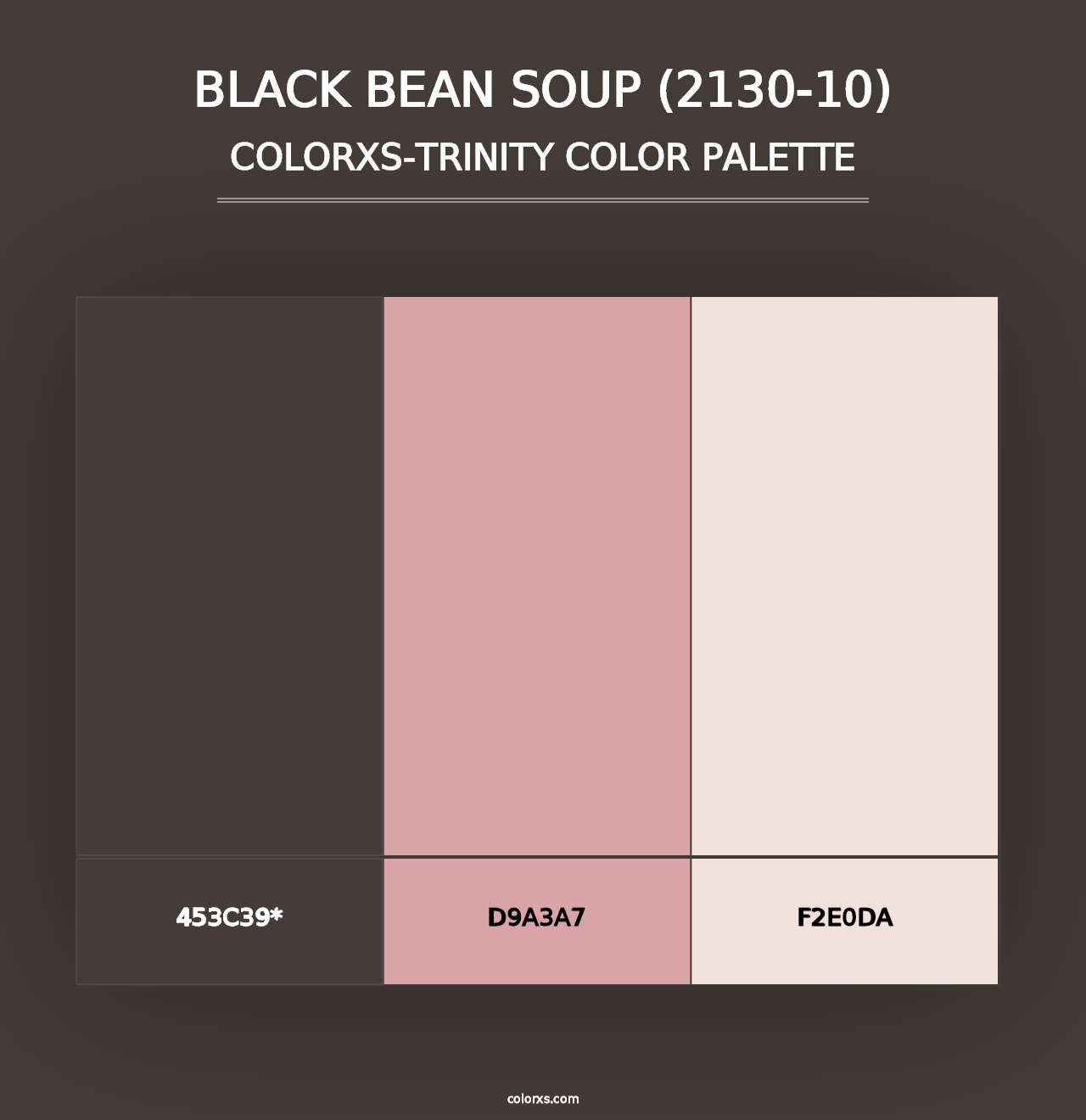 Black Bean Soup (2130-10) - Colorxs Trinity Palette