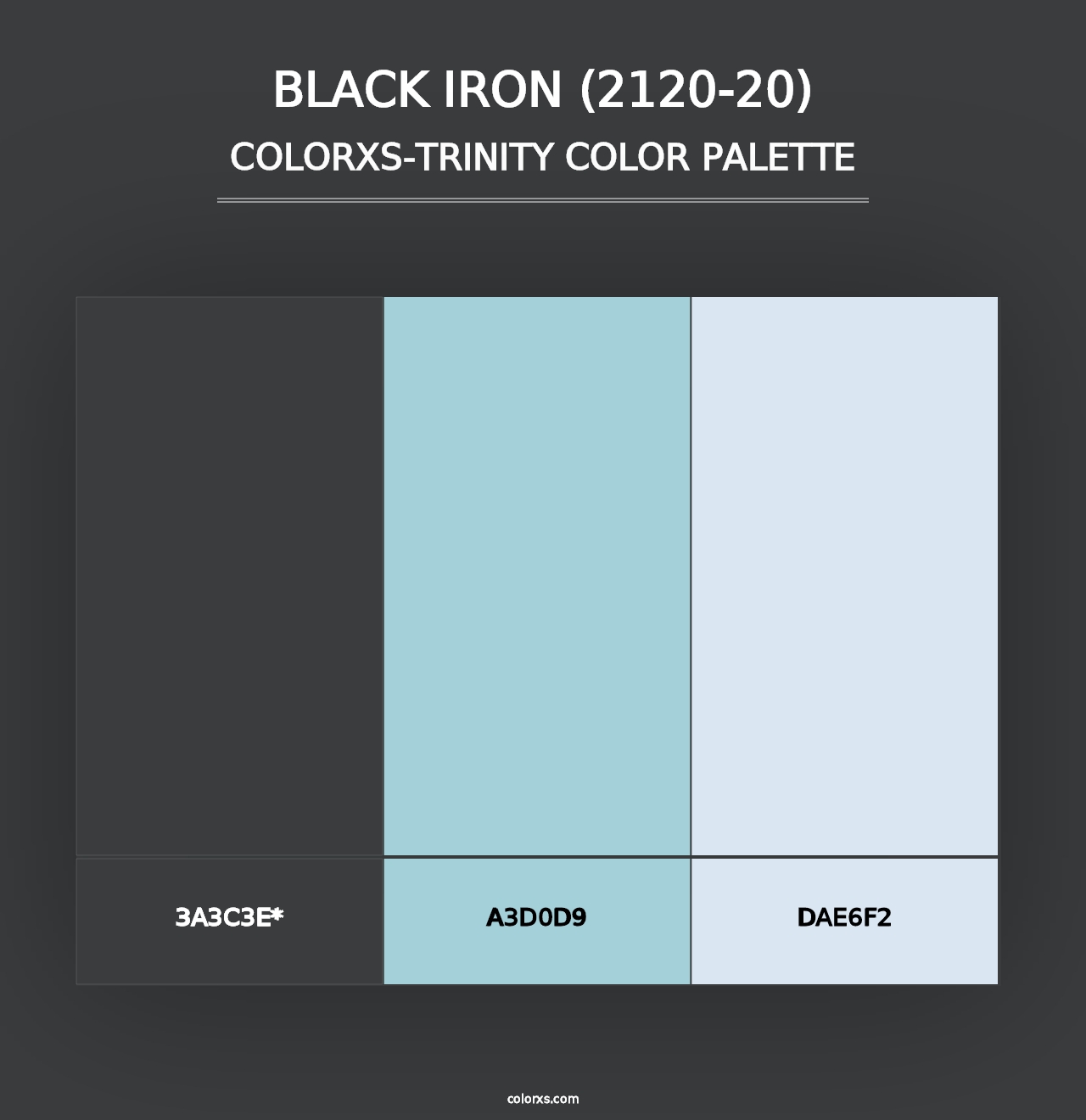 Black Iron (2120-20) - Colorxs Trinity Palette