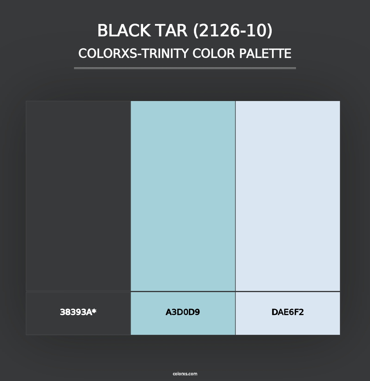 Black Tar (2126-10) - Colorxs Trinity Palette