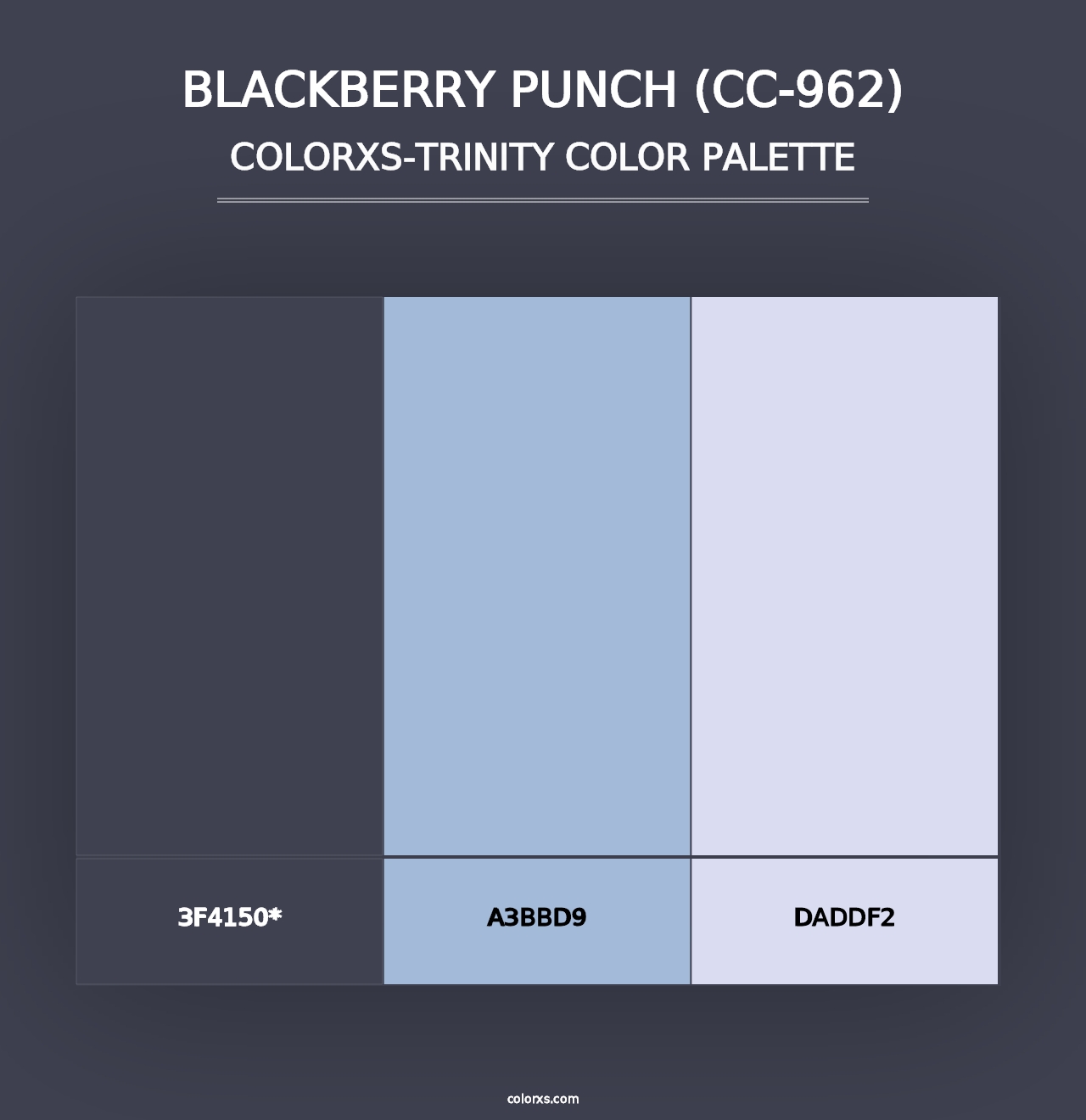 Blackberry Punch (CC-962) - Colorxs Trinity Palette