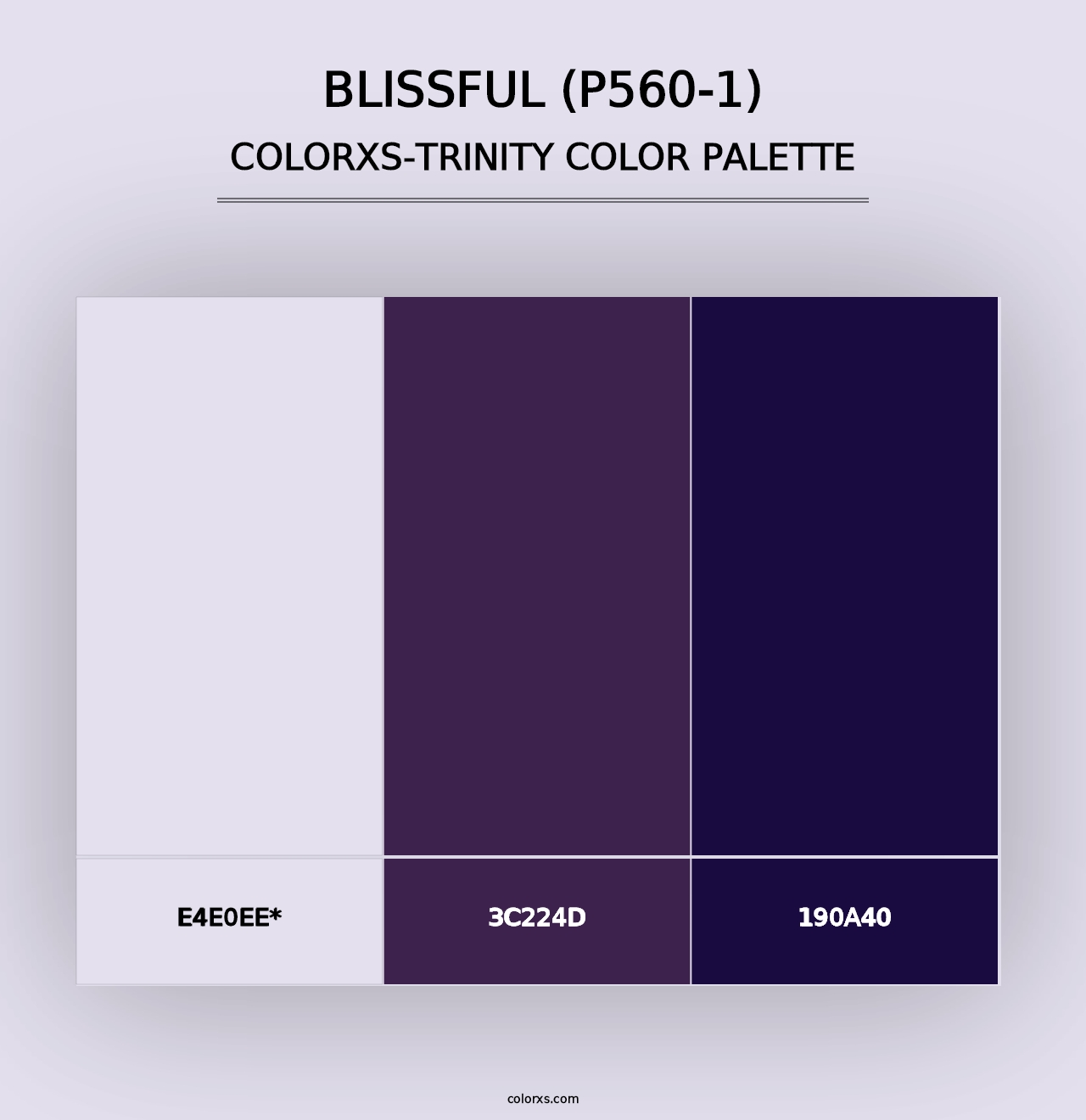 Blissful (P560-1) - Colorxs Trinity Palette