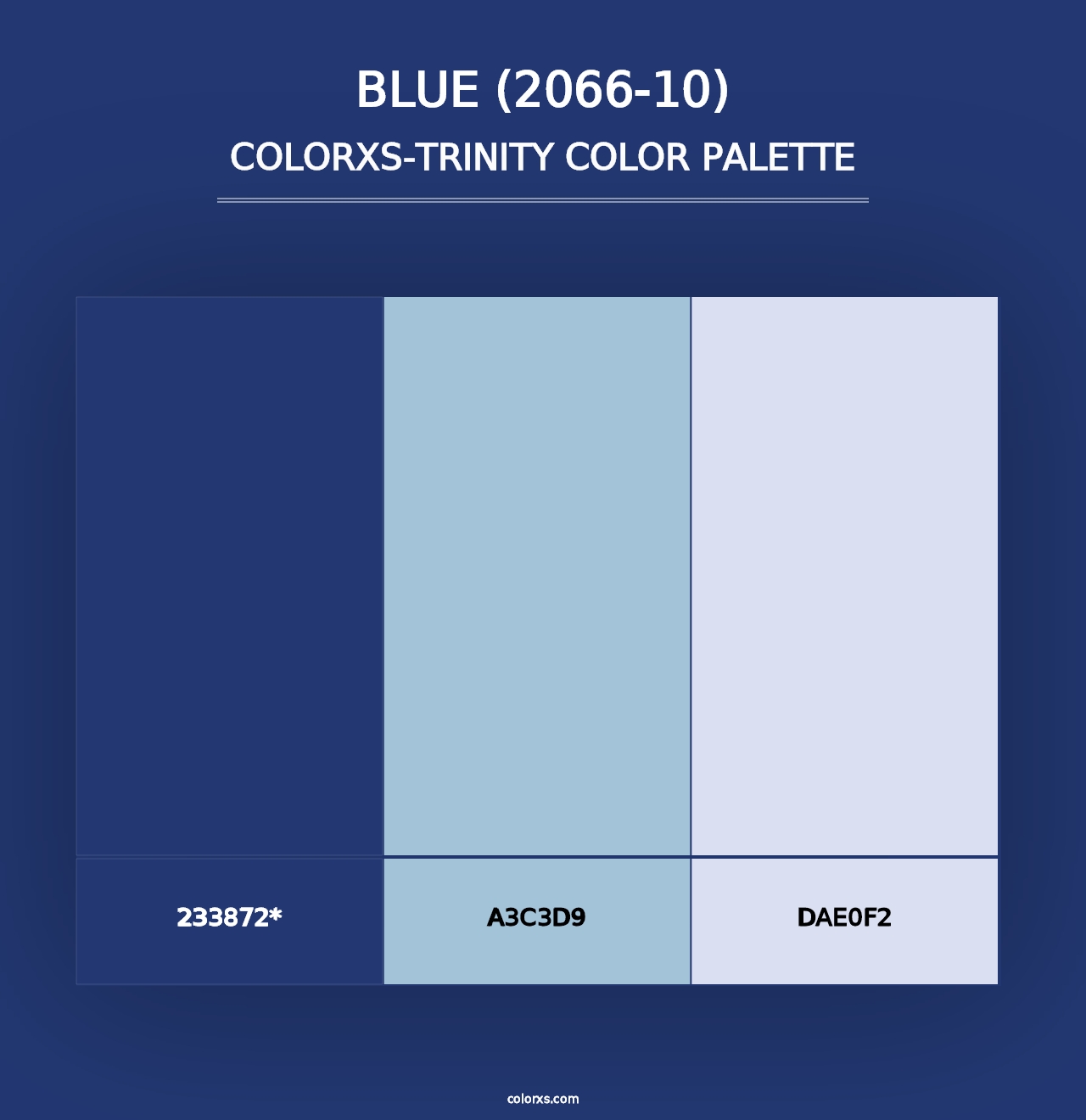 Blue (2066-10) - Colorxs Trinity Palette