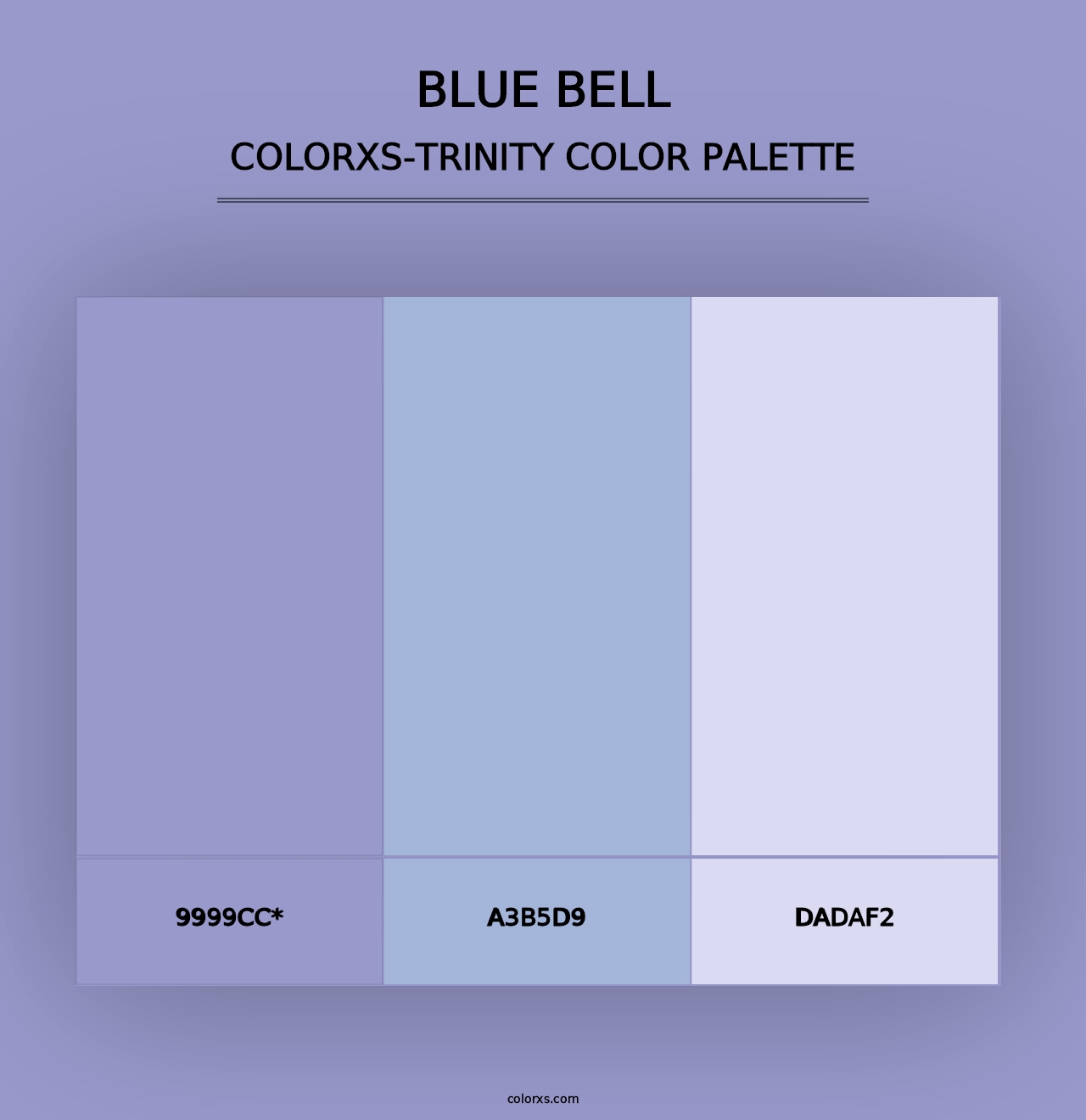 Blue Bell - Colorxs Trinity Palette