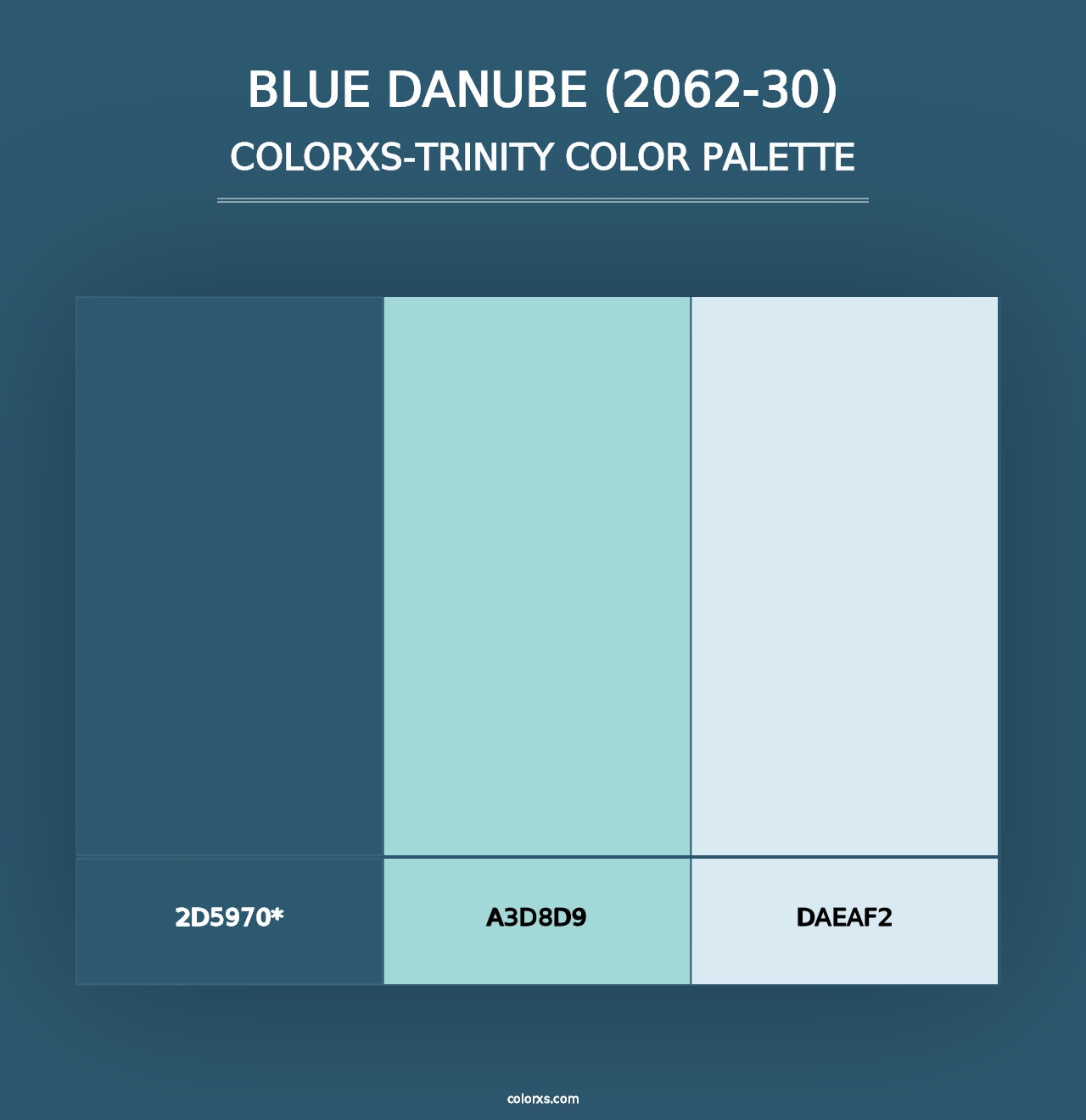 Blue Danube (2062-30) - Colorxs Trinity Palette