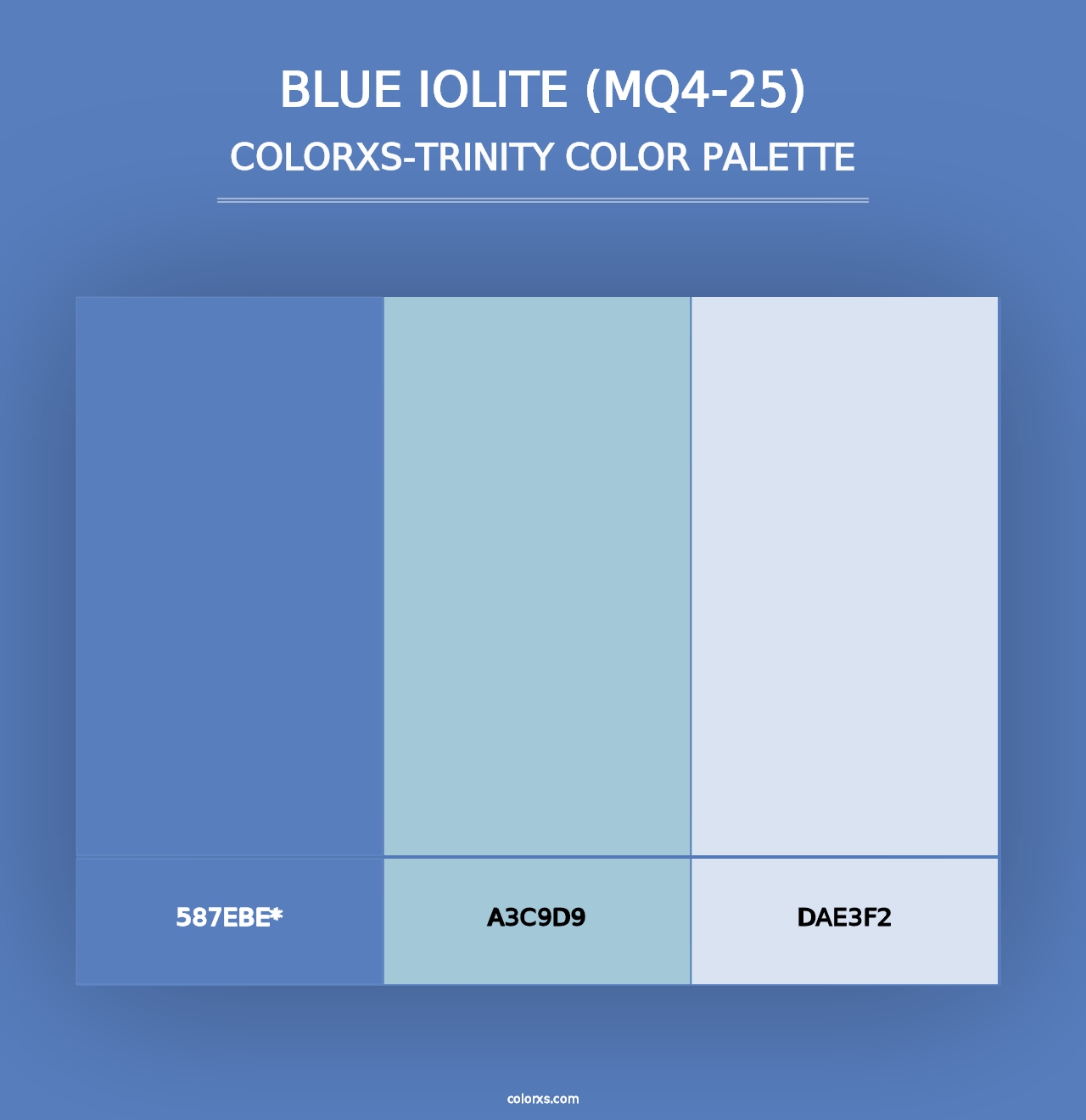 Blue Iolite (MQ4-25) - Colorxs Trinity Palette