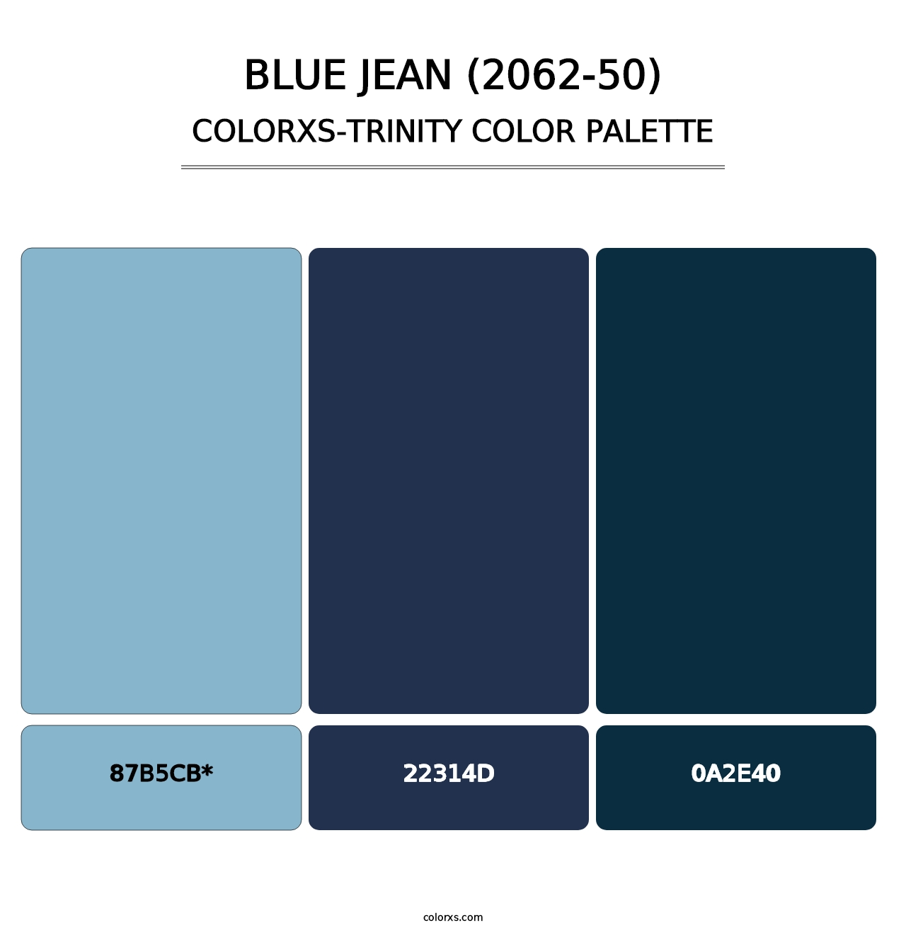 Blue Jean (2062-50) - Colorxs Trinity Palette