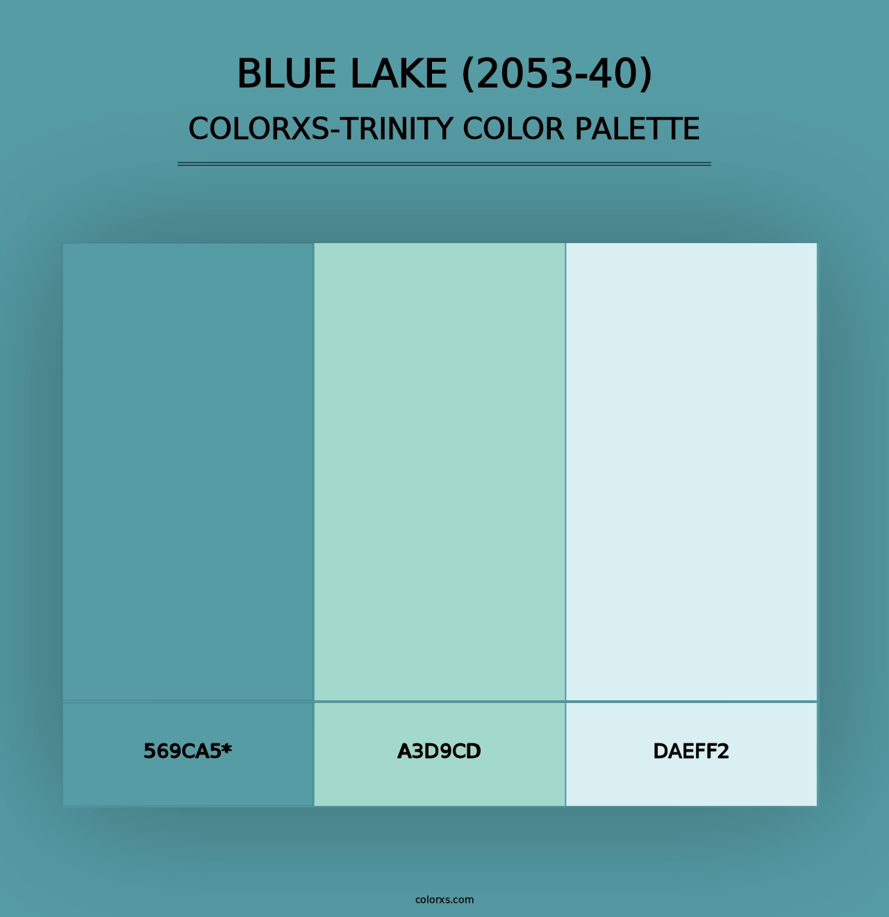 Blue Lake (2053-40) - Colorxs Trinity Palette