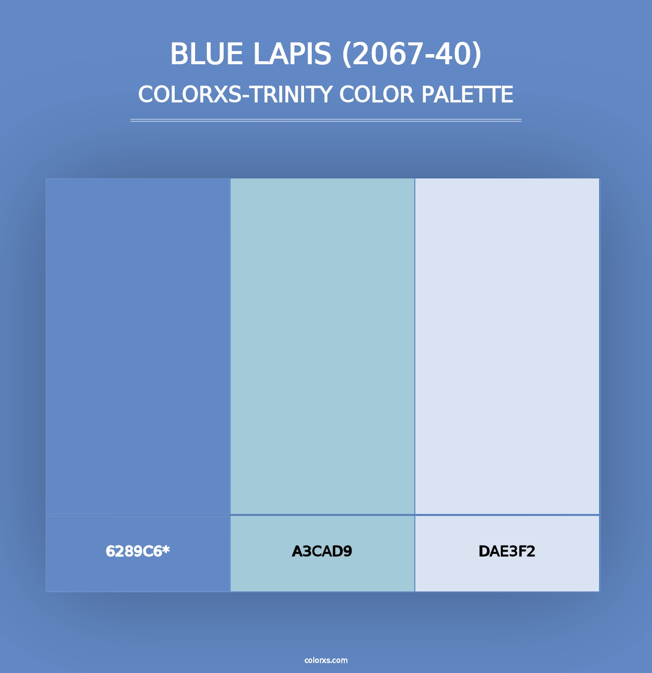 Blue Lapis (2067-40) - Colorxs Trinity Palette