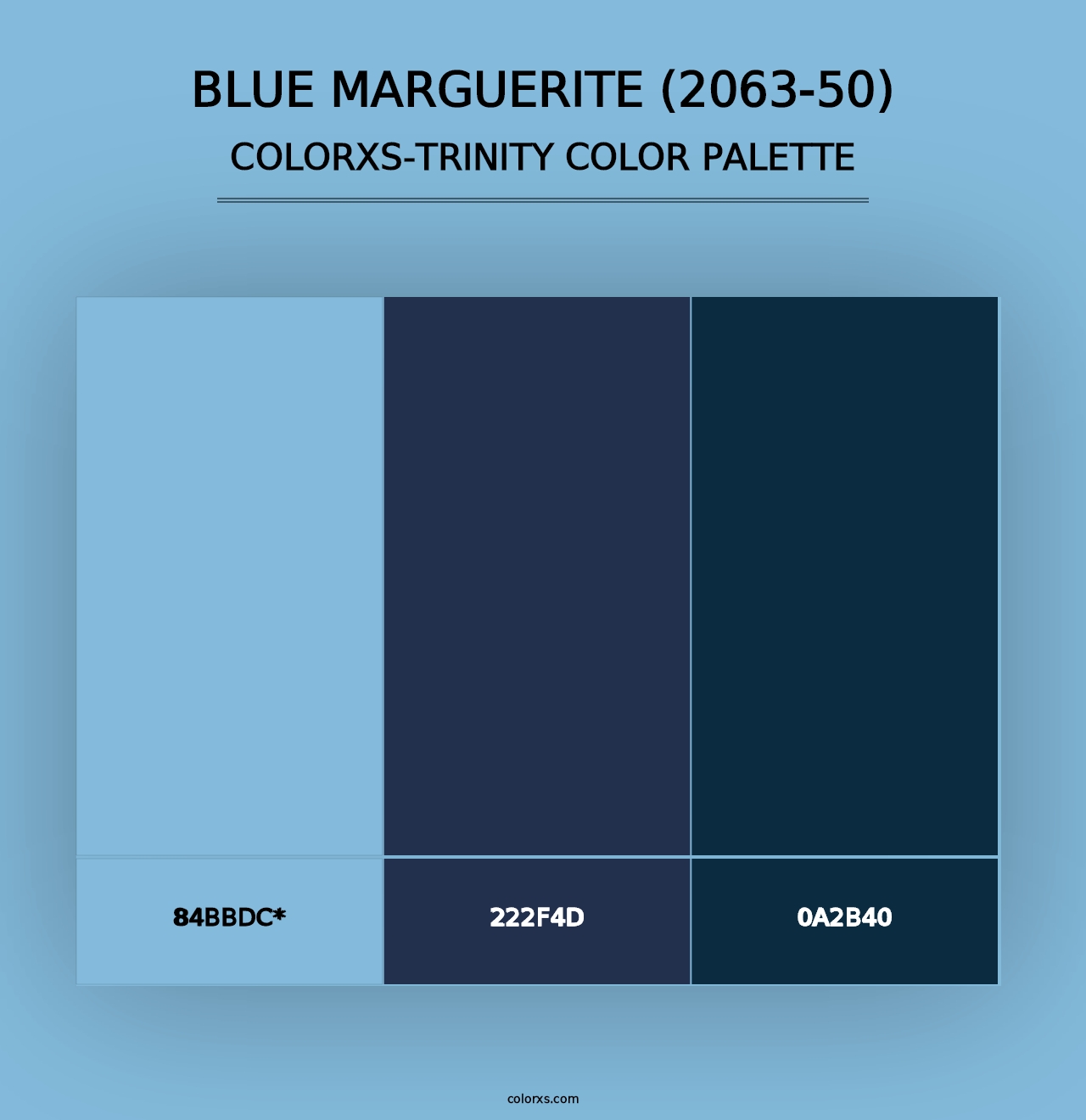 Blue Marguerite (2063-50) - Colorxs Trinity Palette