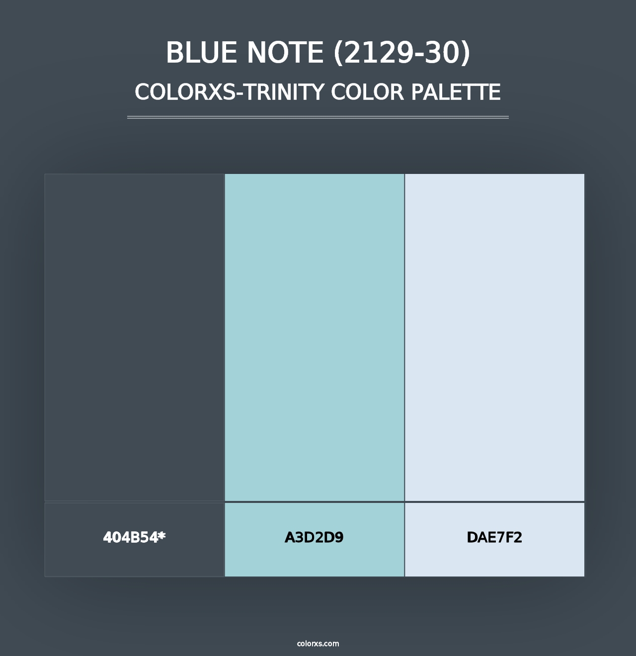 Blue Note (2129-30) - Colorxs Trinity Palette