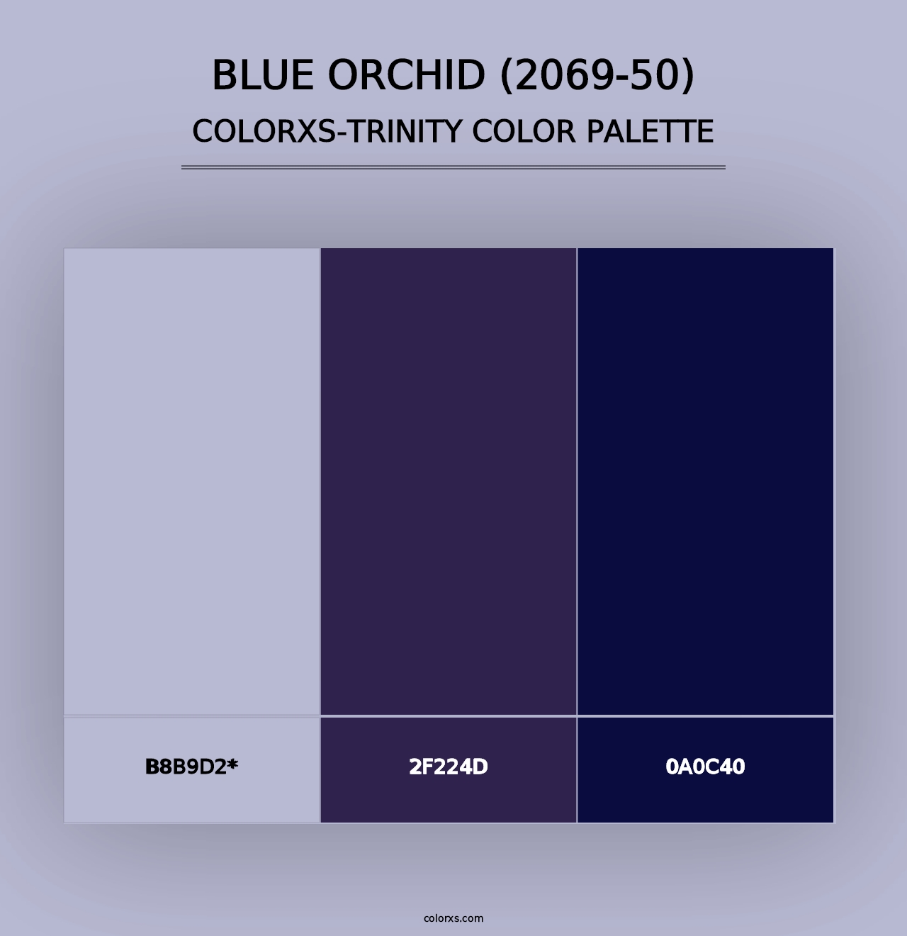 Blue Orchid (2069-50) - Colorxs Trinity Palette