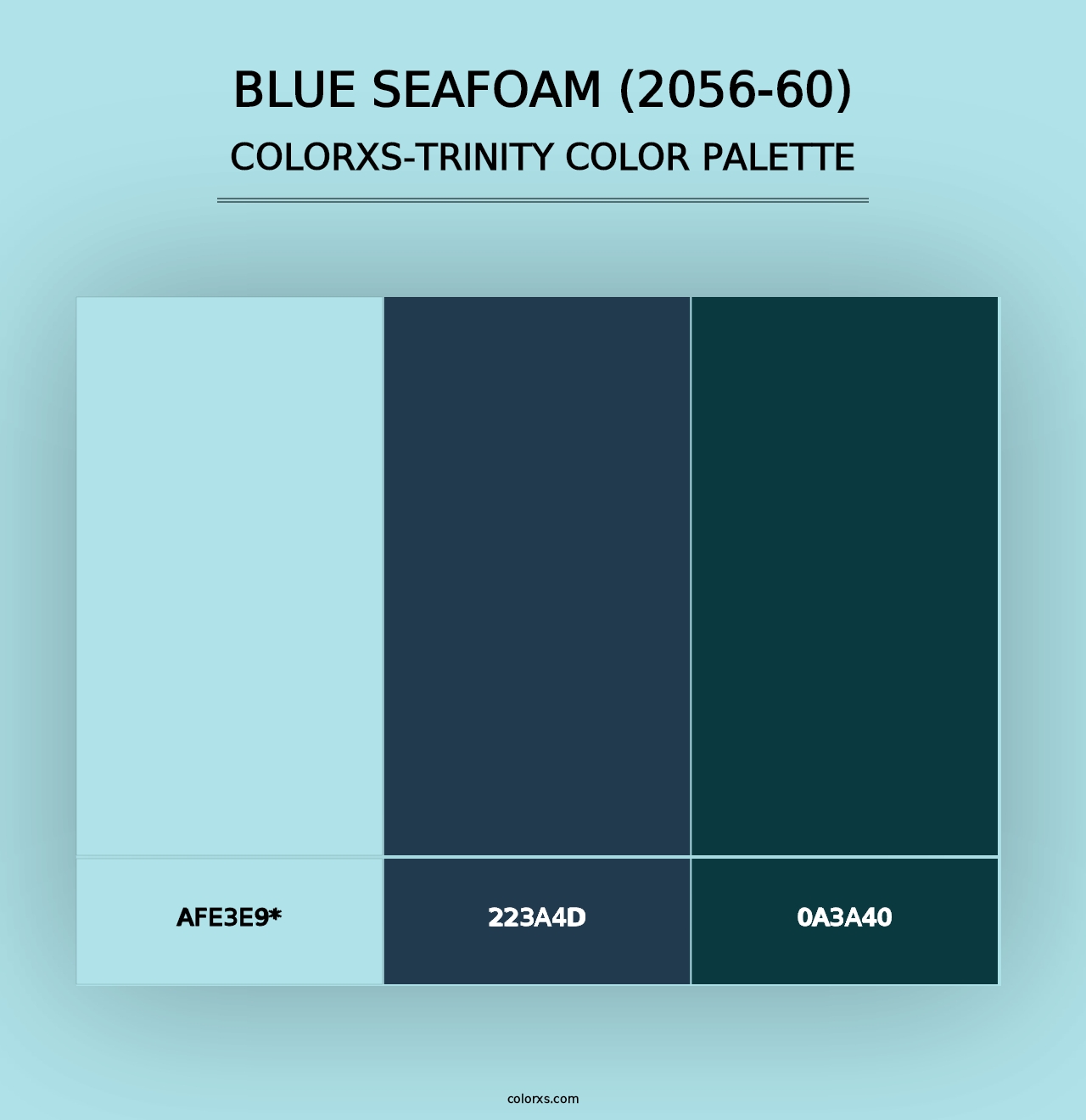 Blue Seafoam (2056-60) - Colorxs Trinity Palette