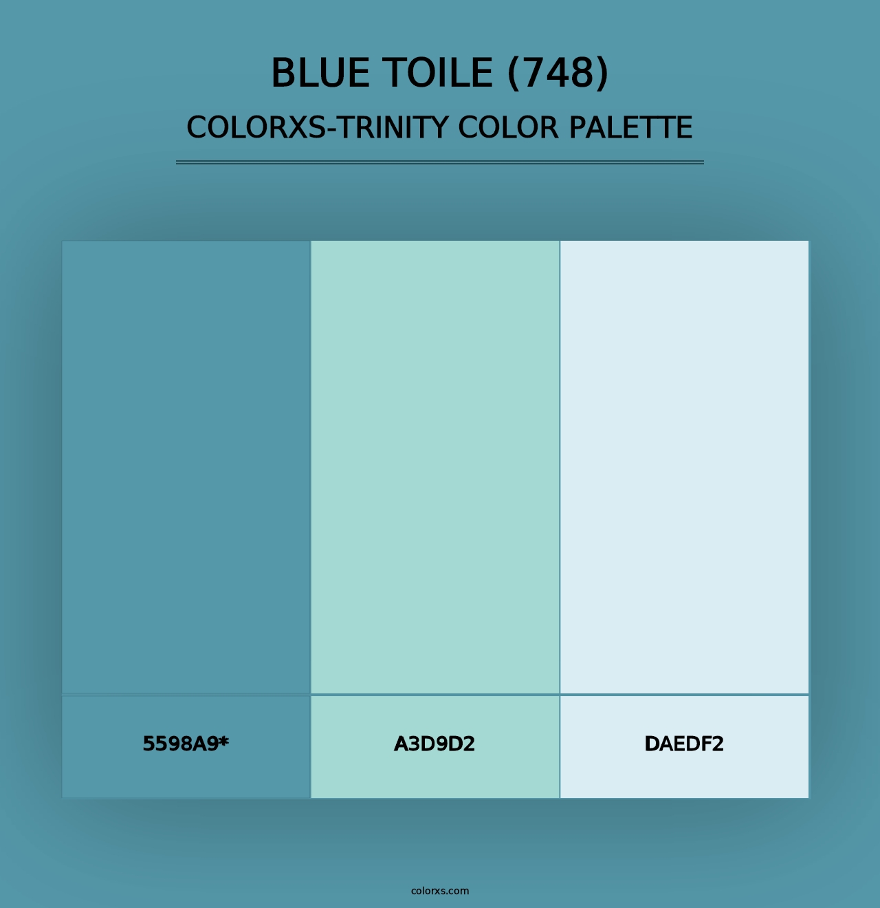 Blue Toile (748) - Colorxs Trinity Palette